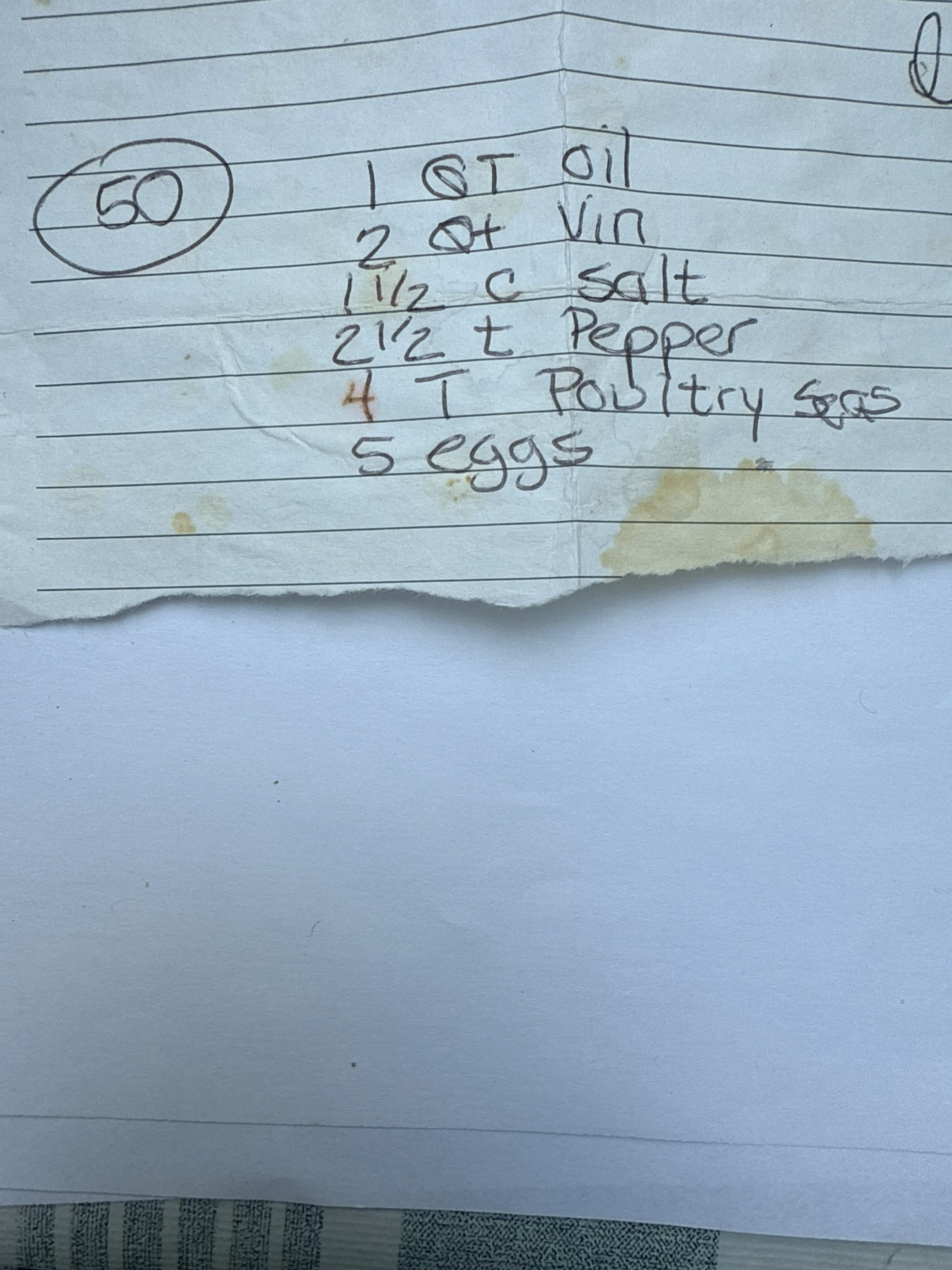 Church’s Poultry Seasoning (50 People)