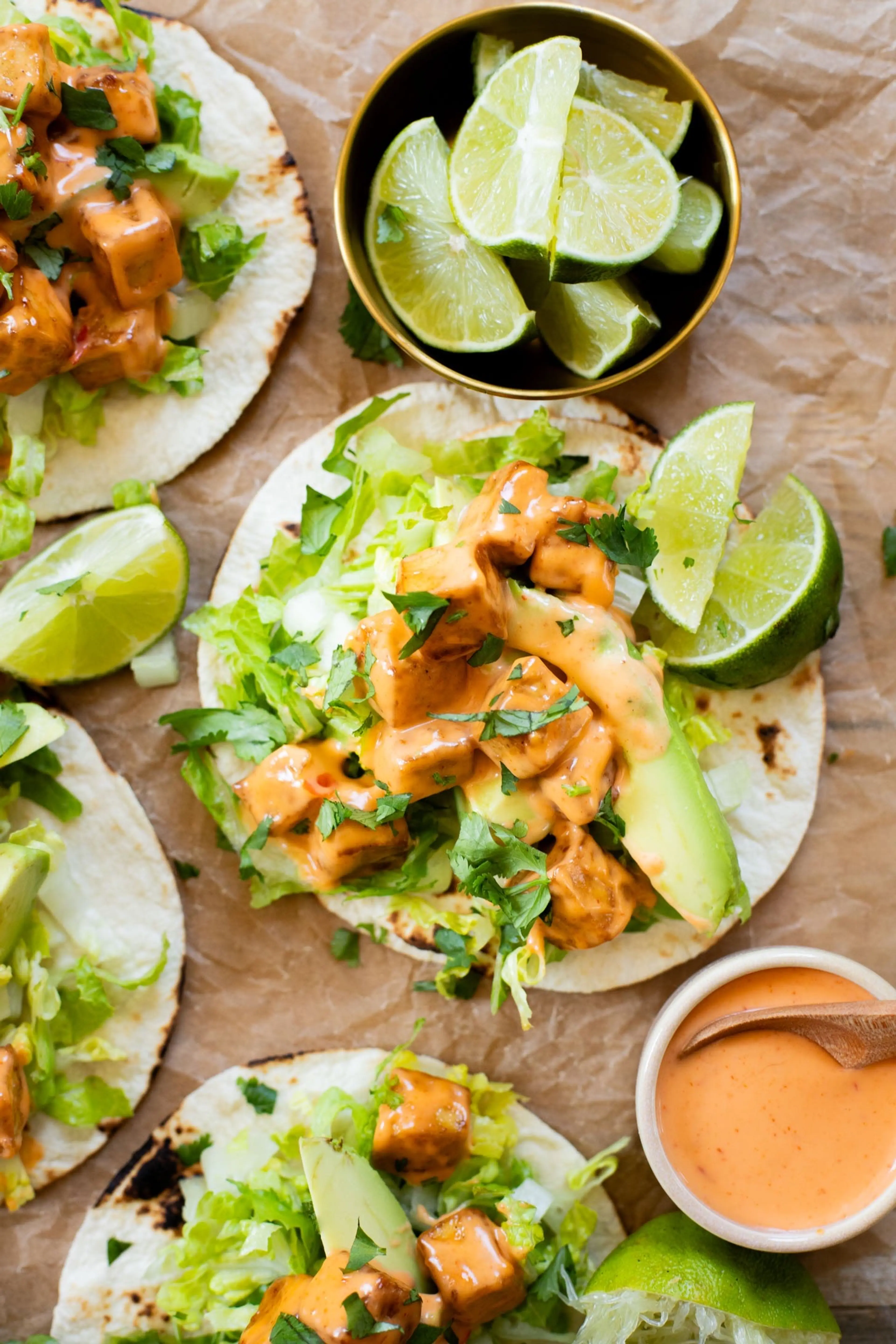 Bang Bang Tofu Tacos