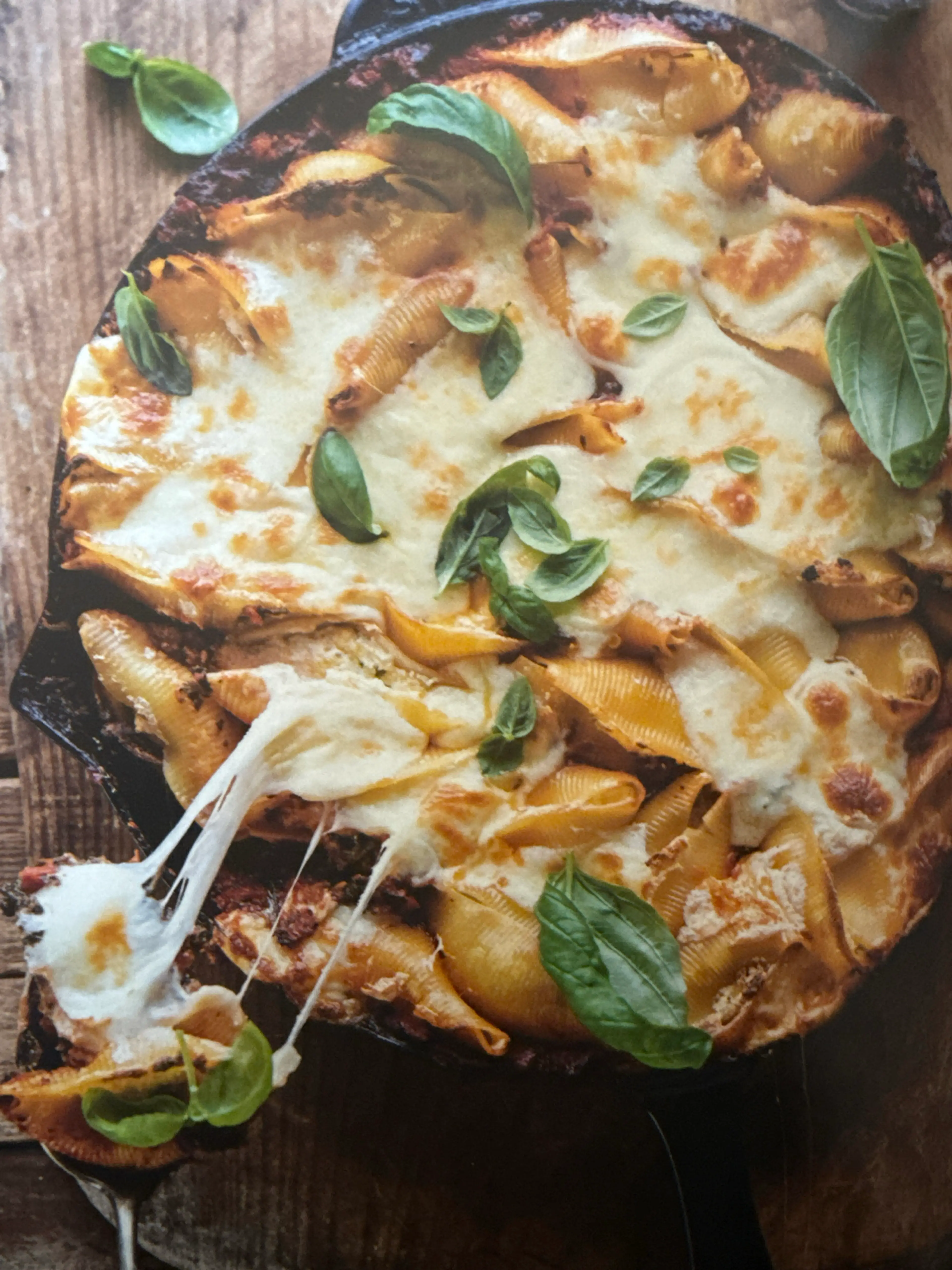 Spinach and Three-Cheese Stuffed Shells