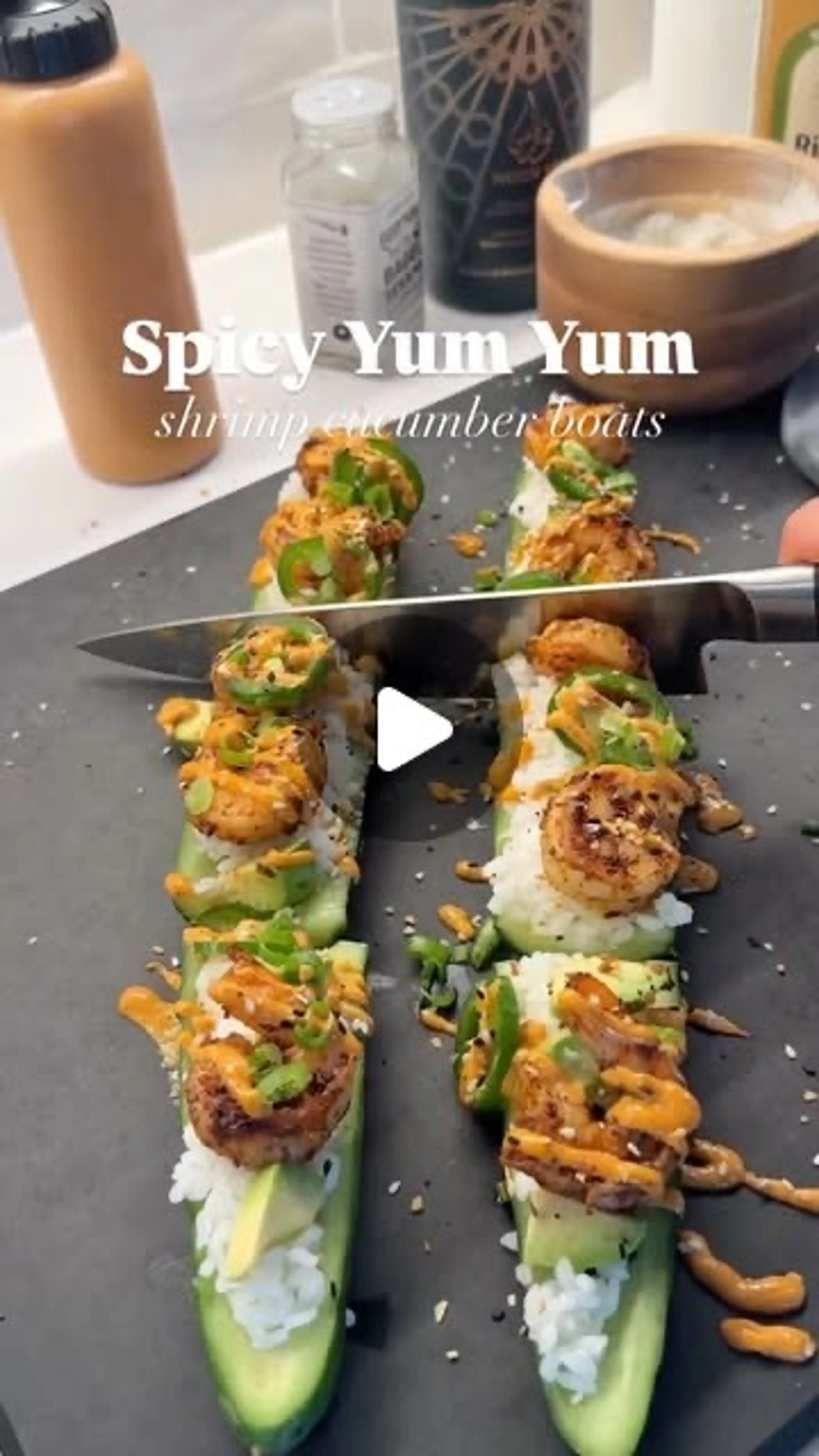 Spicy Yum Yum Shrimp Boats