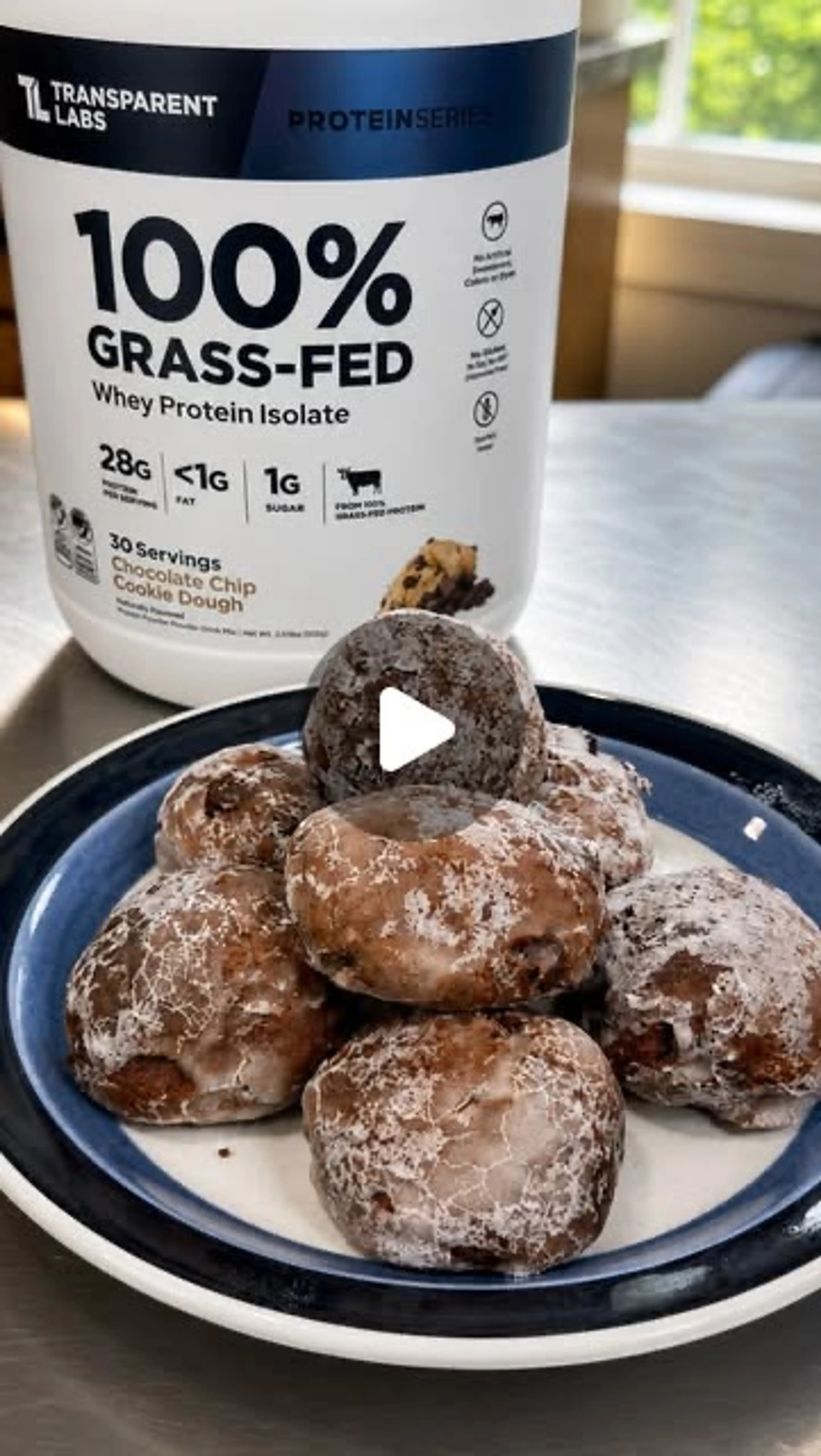 Chocolate Chip Cookie Dough Donut Holes