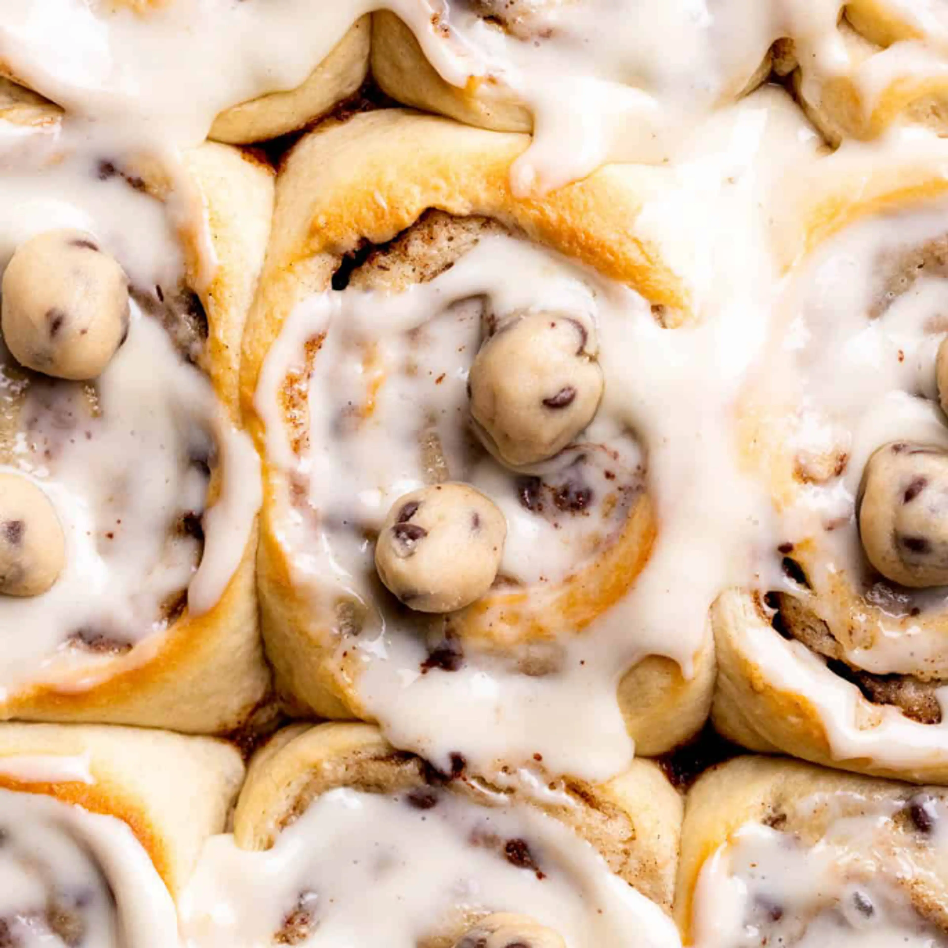 Cookie Dough Cinnamon Rolls