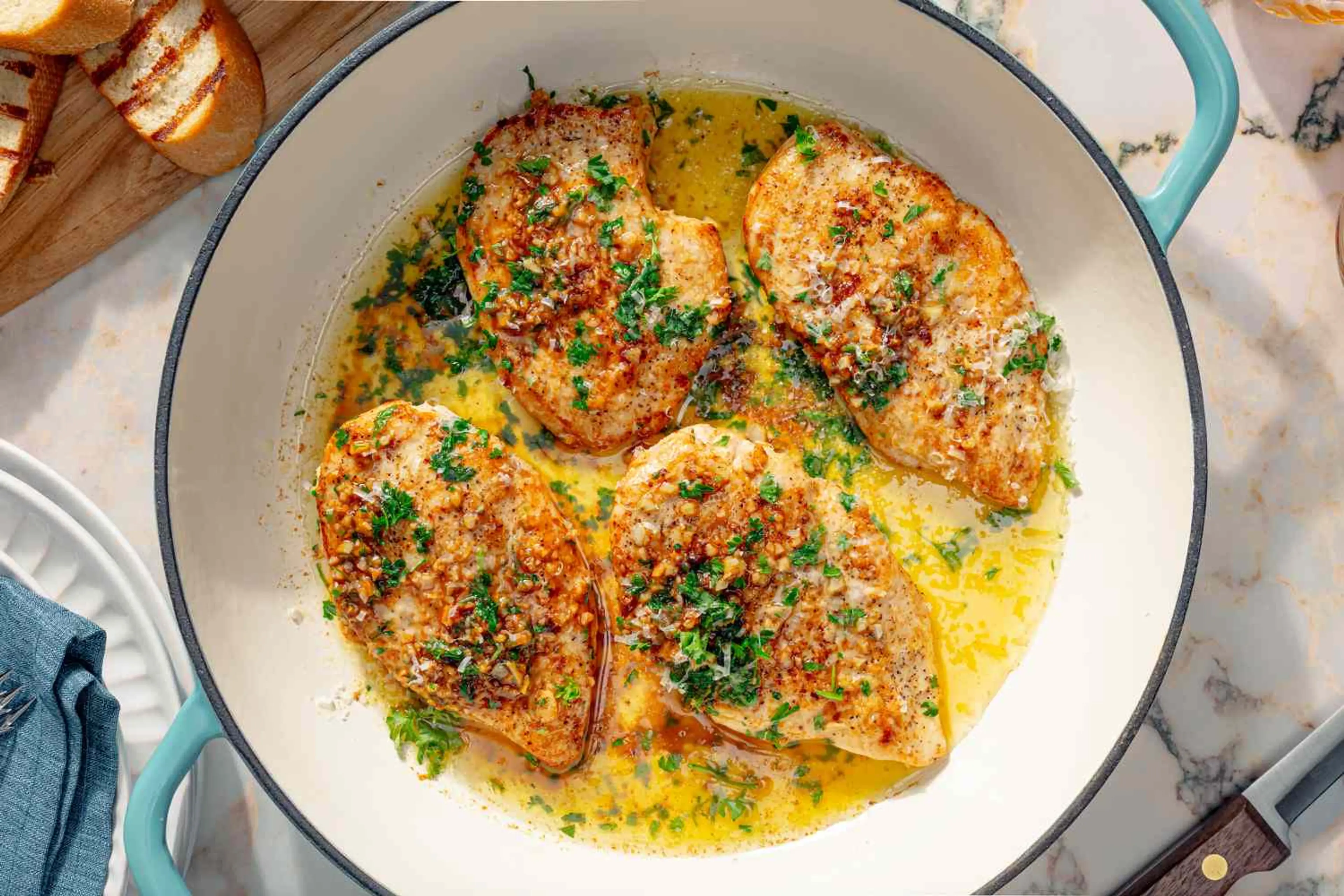 Garlic Knot Chicken Breasts
