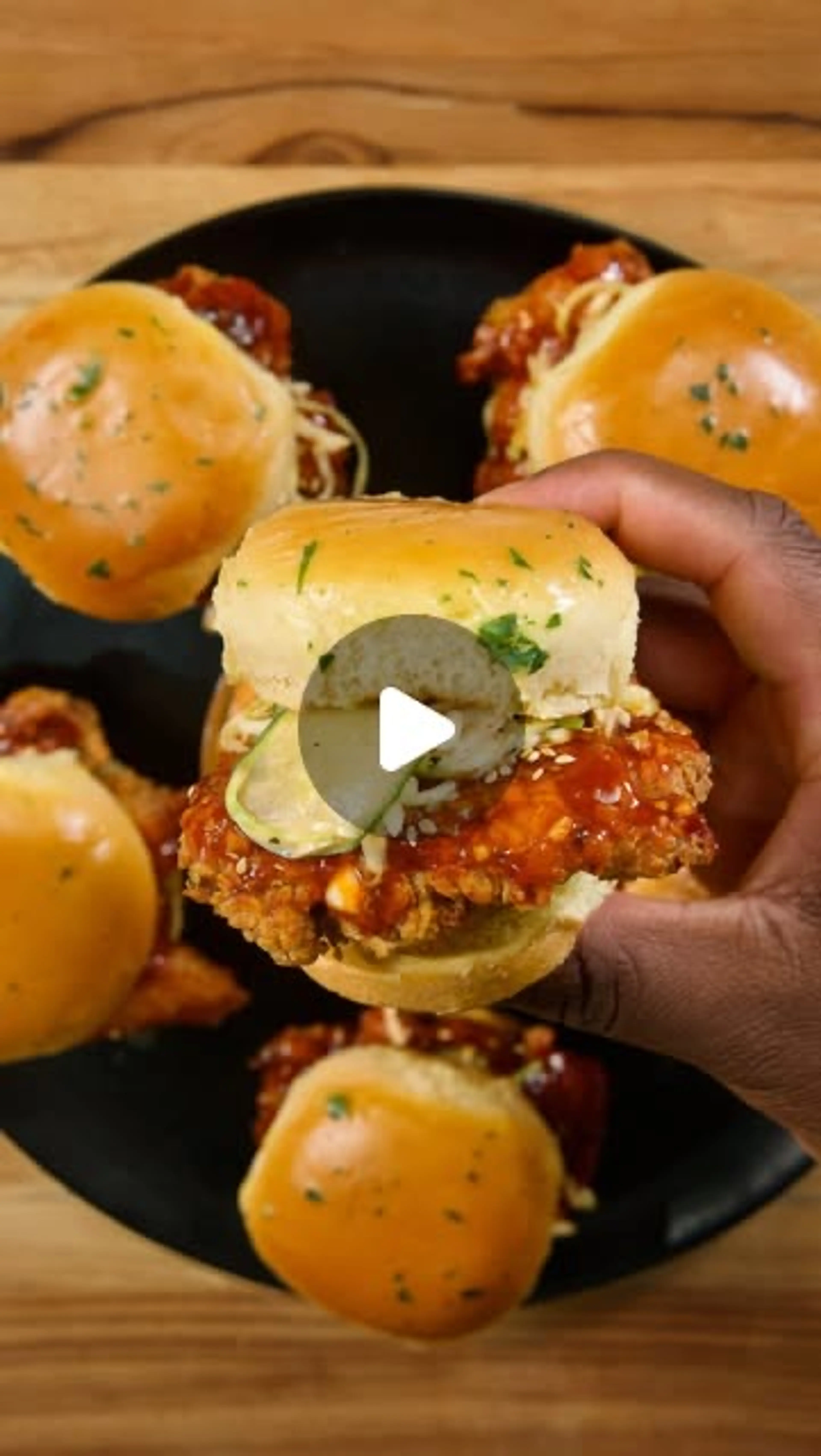 Korean Fried Chicken Sliders