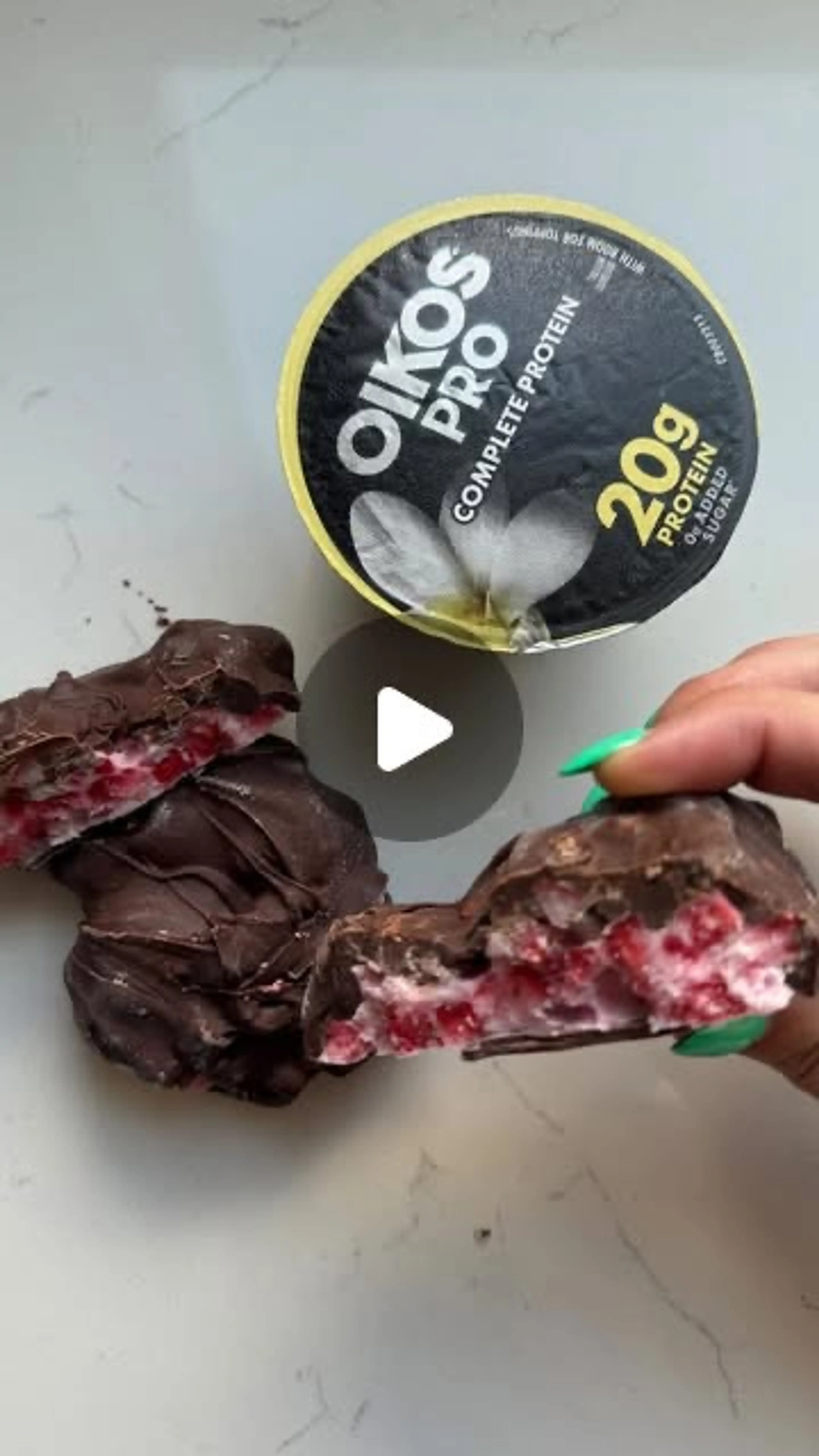 2 Tbs of Oikos Pro Vanilla