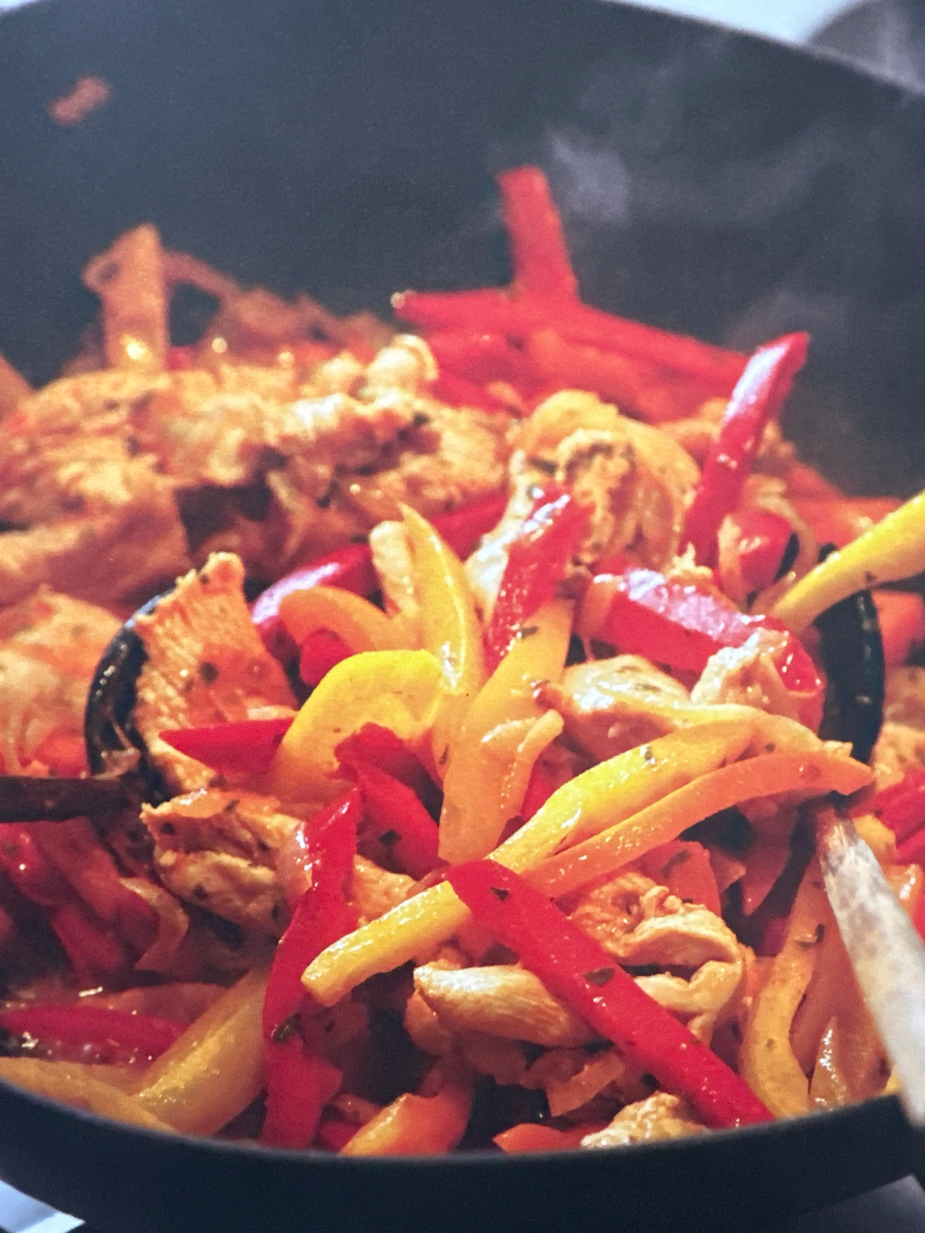 Chicken fajitas
