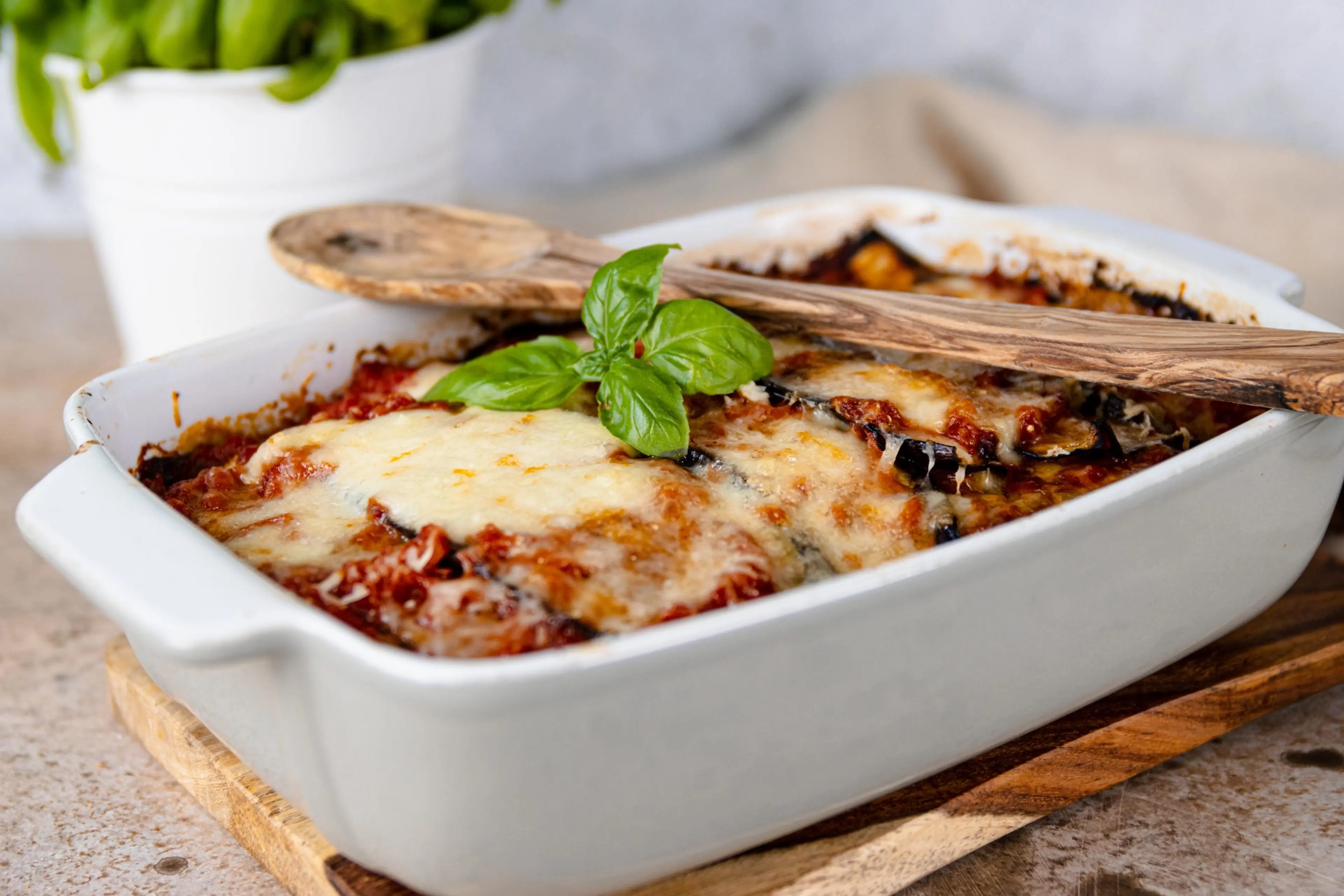 Italiaanse Parmigiana di melanzane