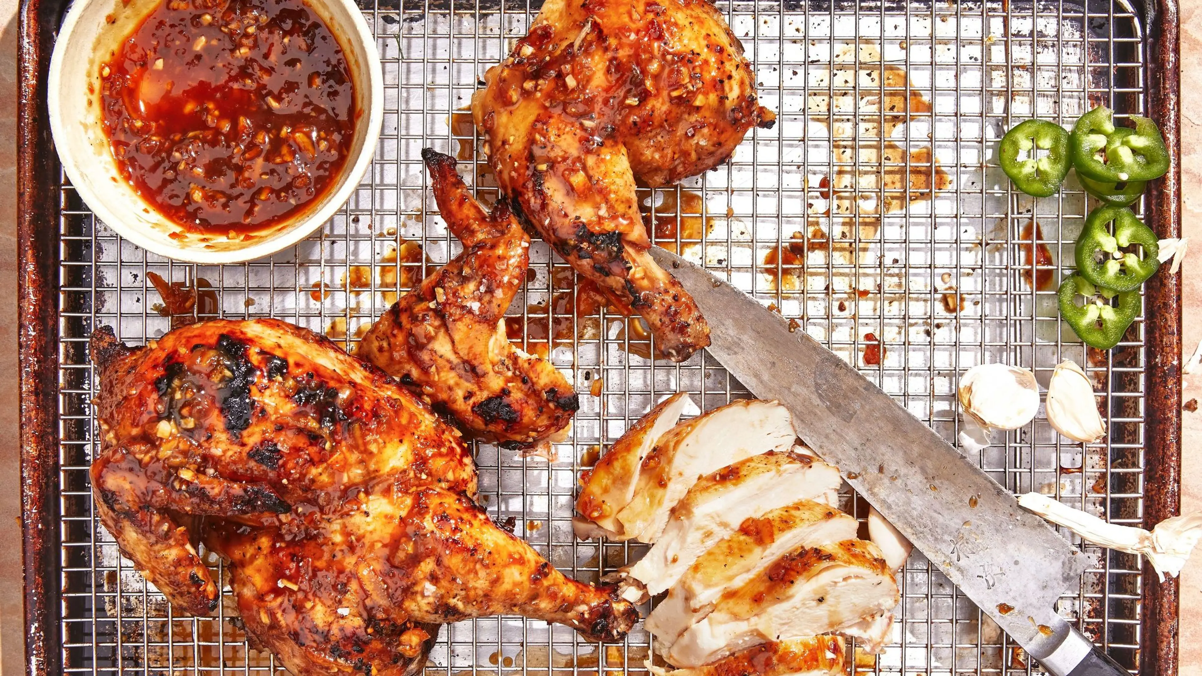 Sweet and Sticky Grilled Chicken