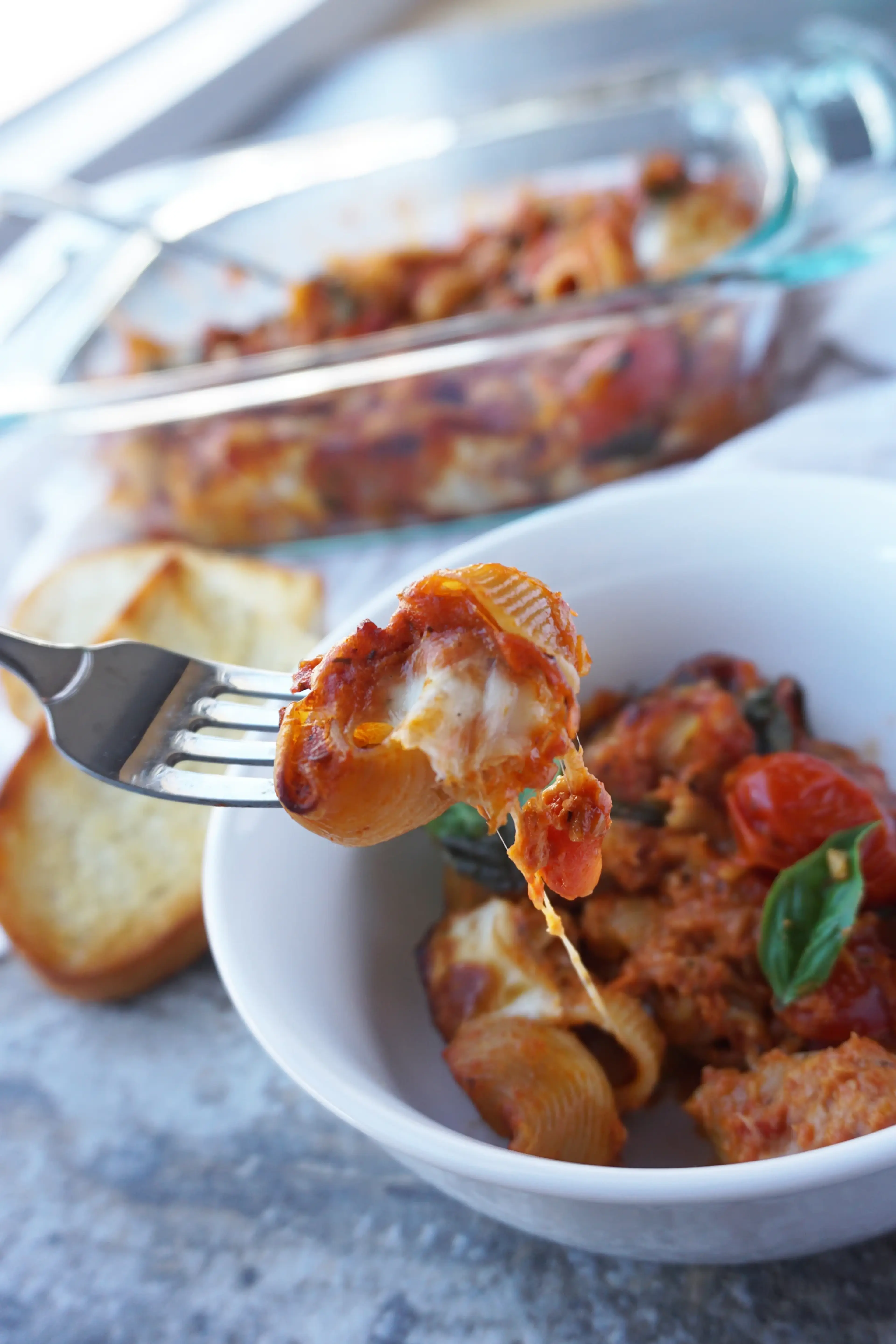 Creamy Caprese Pasta