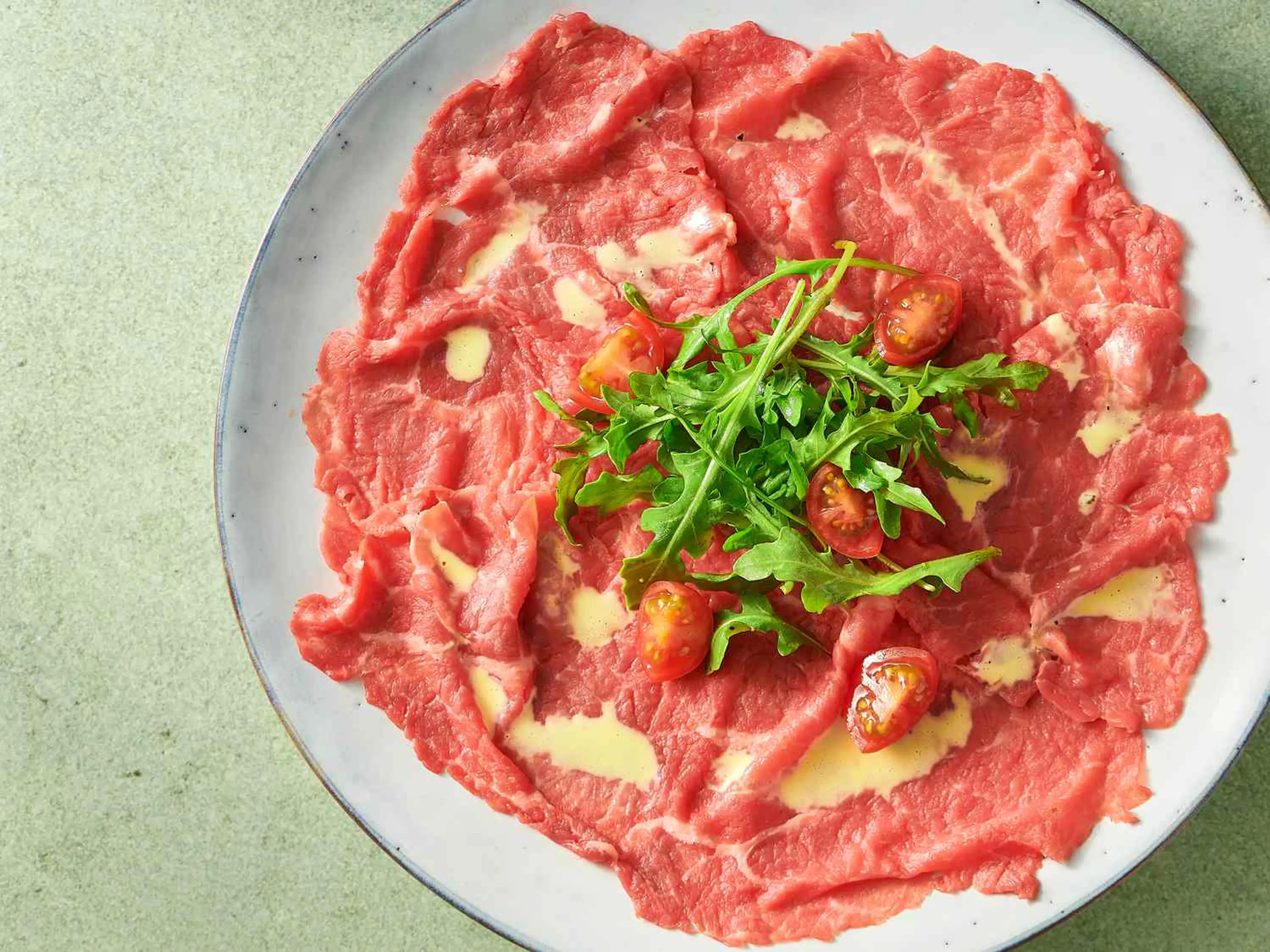 Easy Beef Carpaccio With Arugula