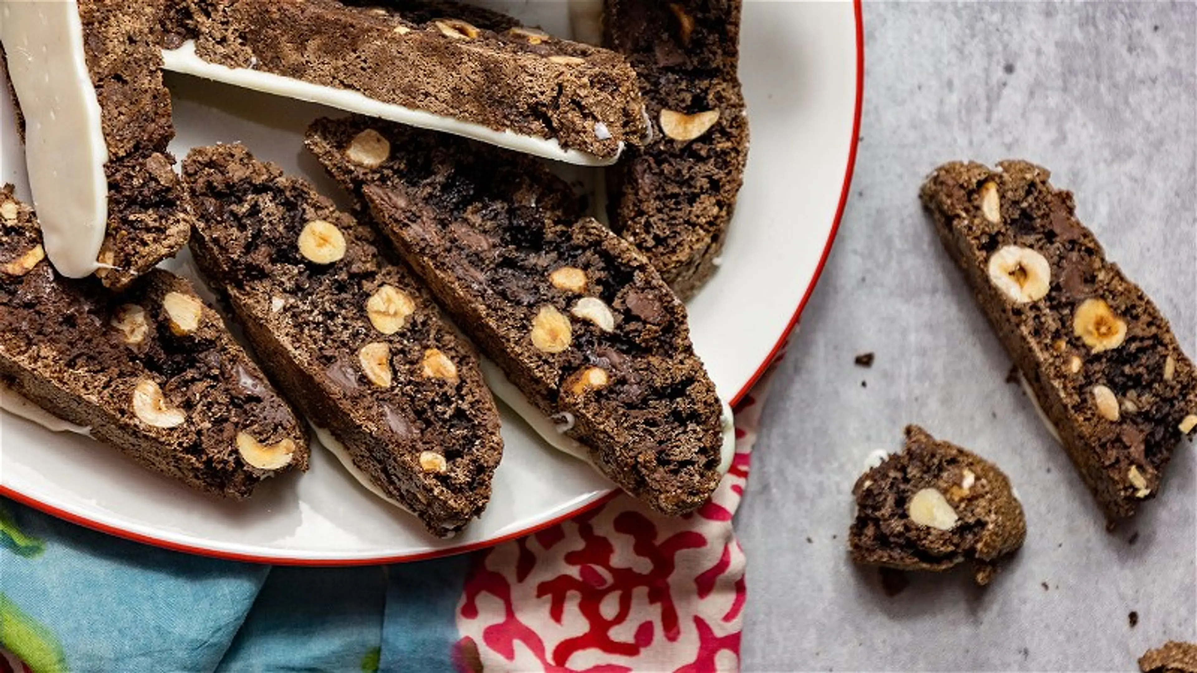 Triple Chocolate Biscotti