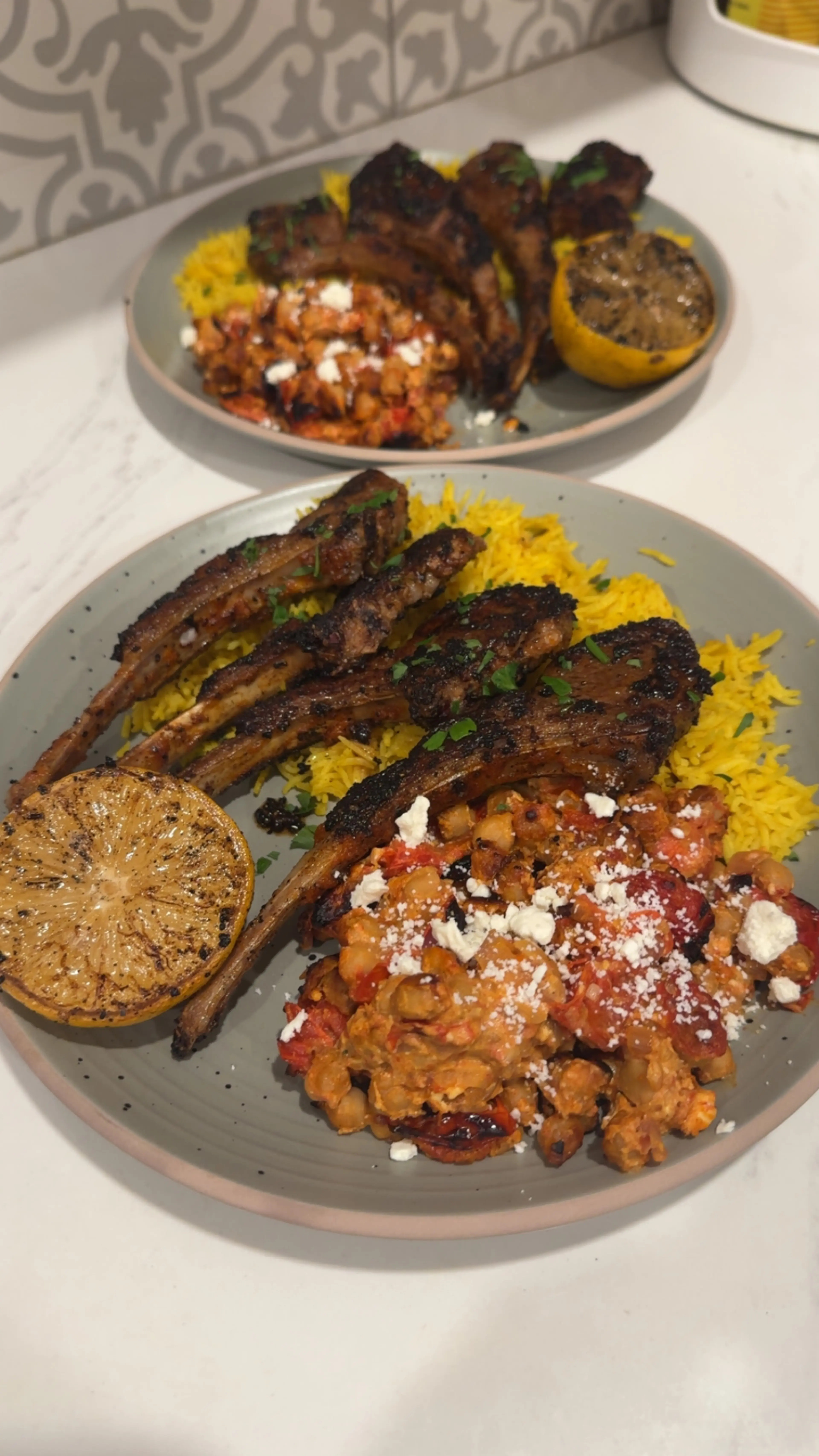 Spicy Lemon Pepper Lamb Chops