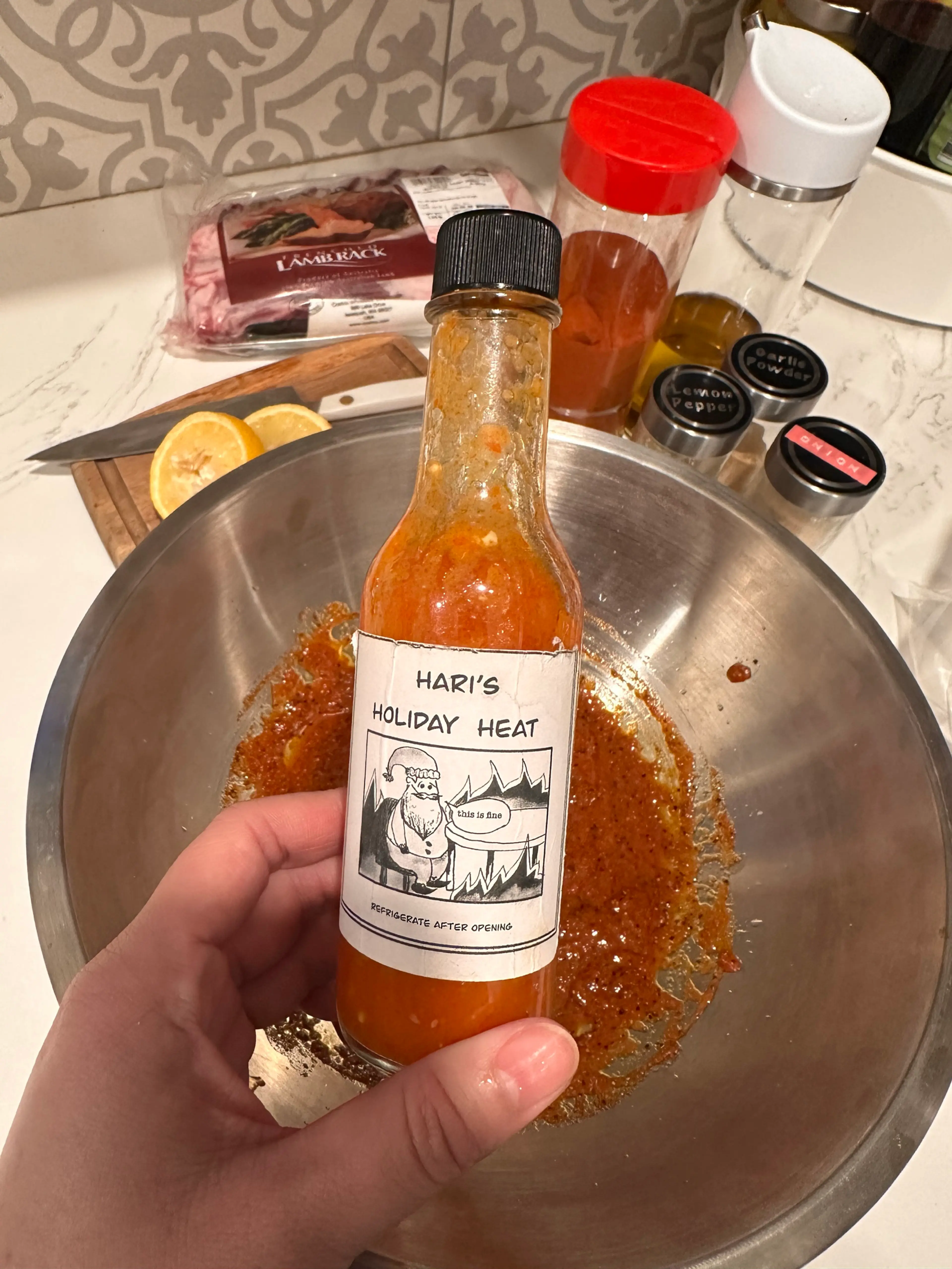 Spicy Lemon Pepper Lamb Chops