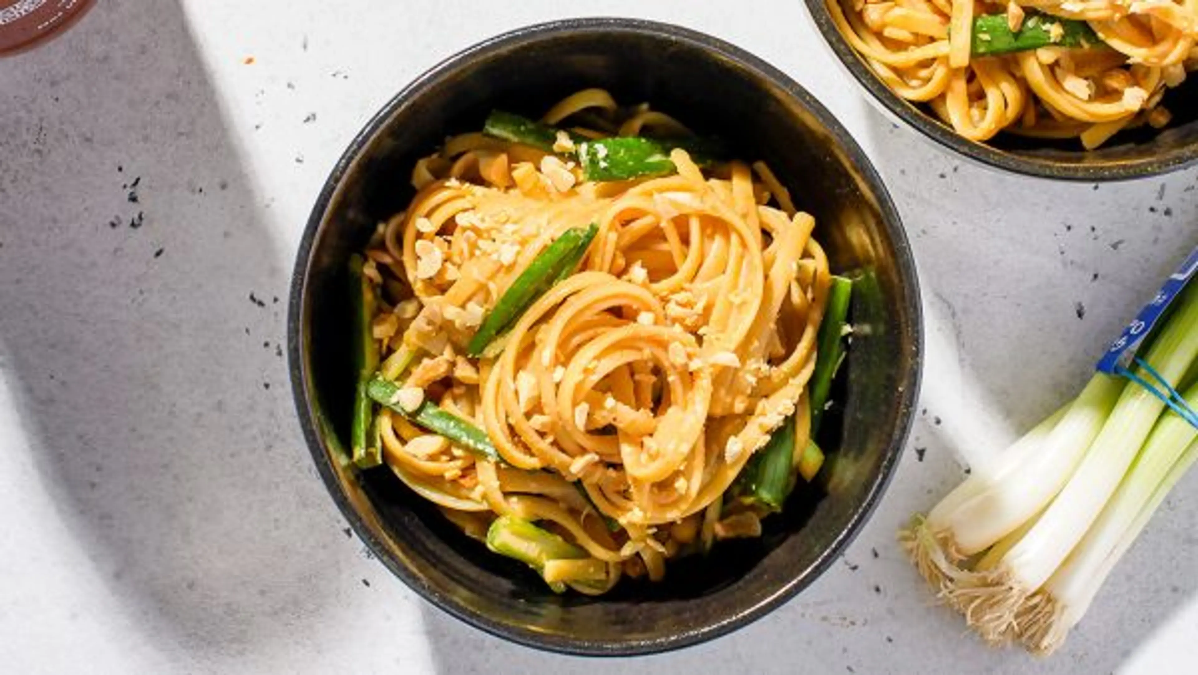 Garlicky Peanut Noodles