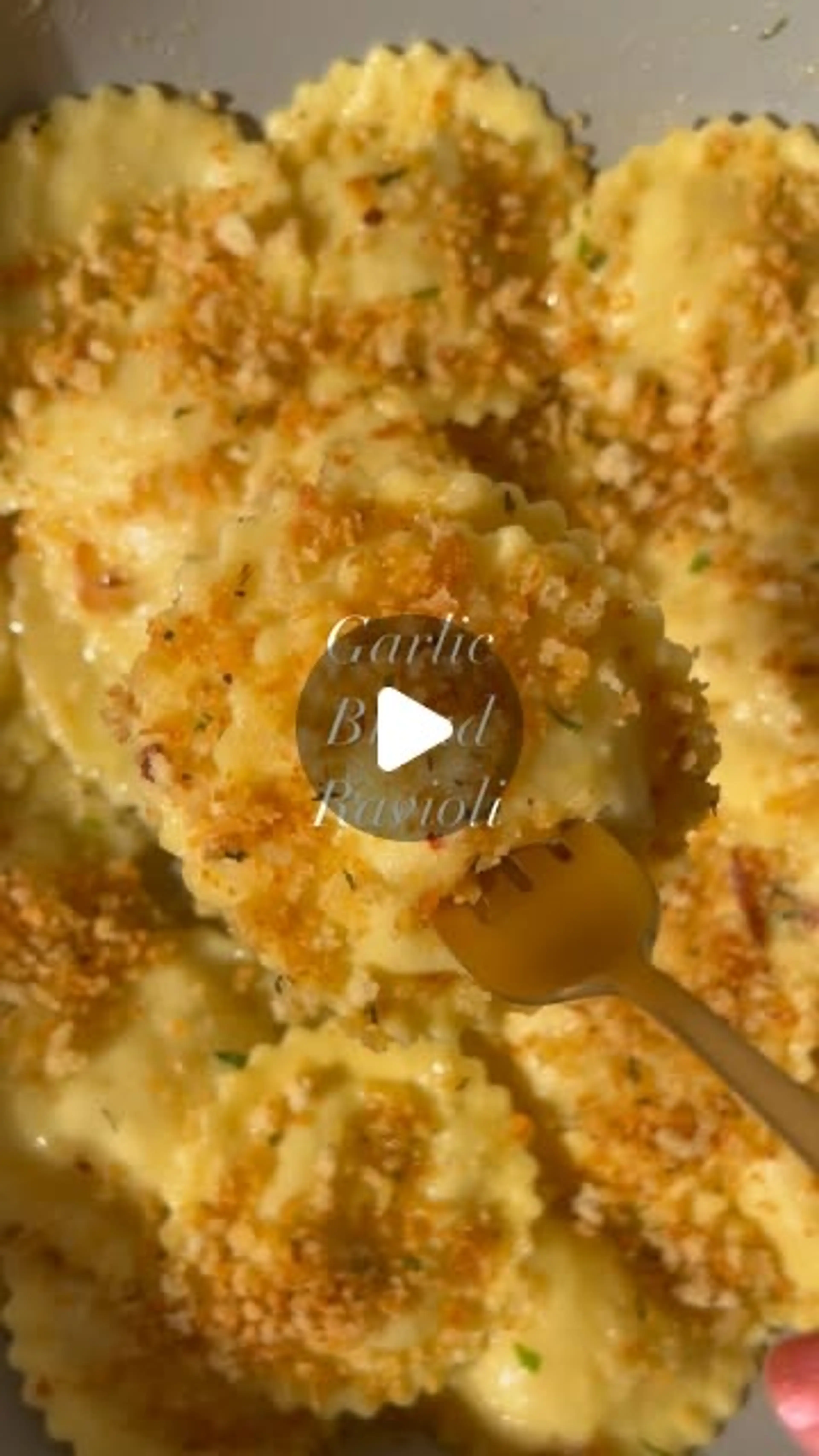 Garlic Bread Ravioli