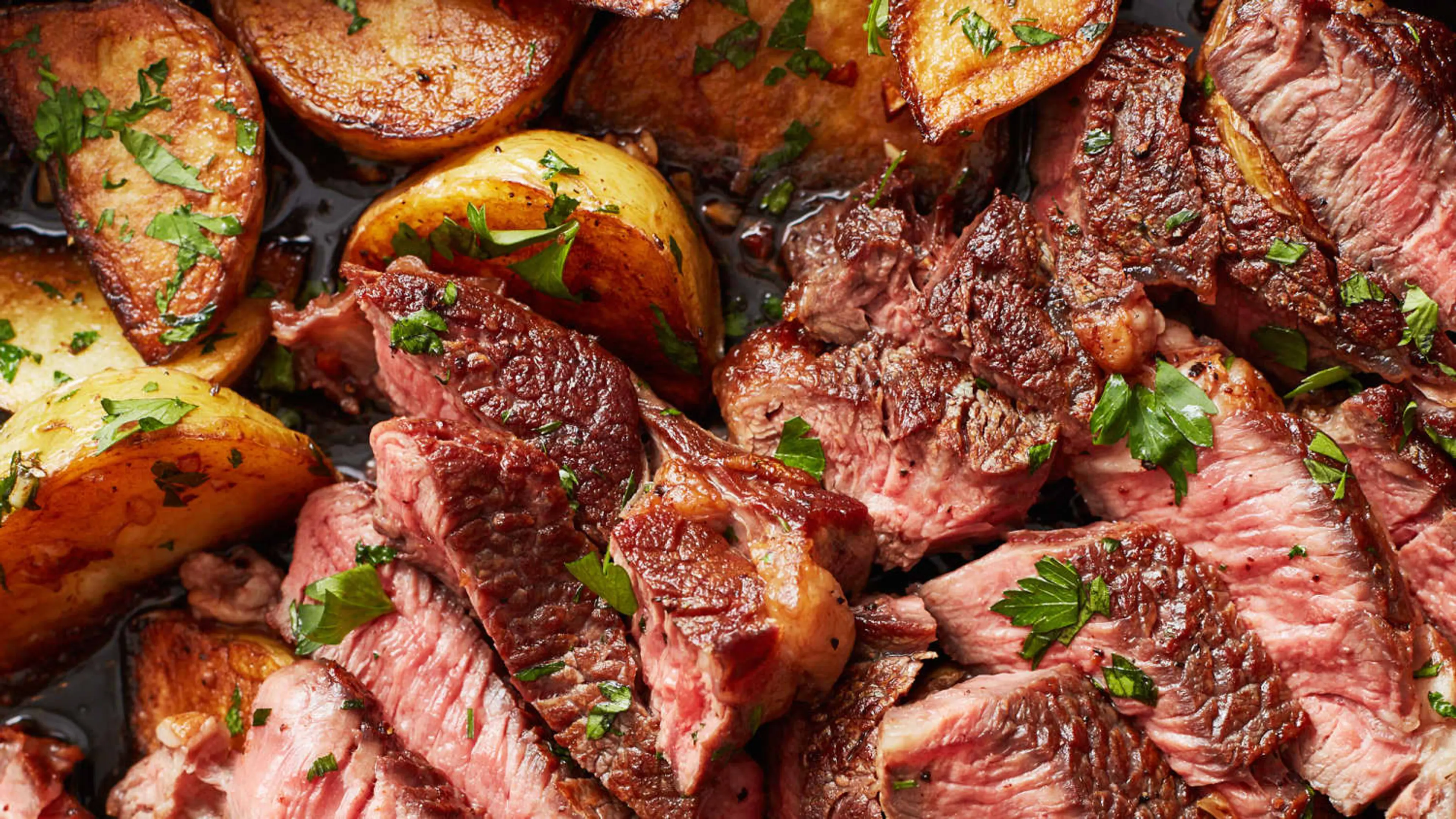 Garlic Butter Steak and Potatoes