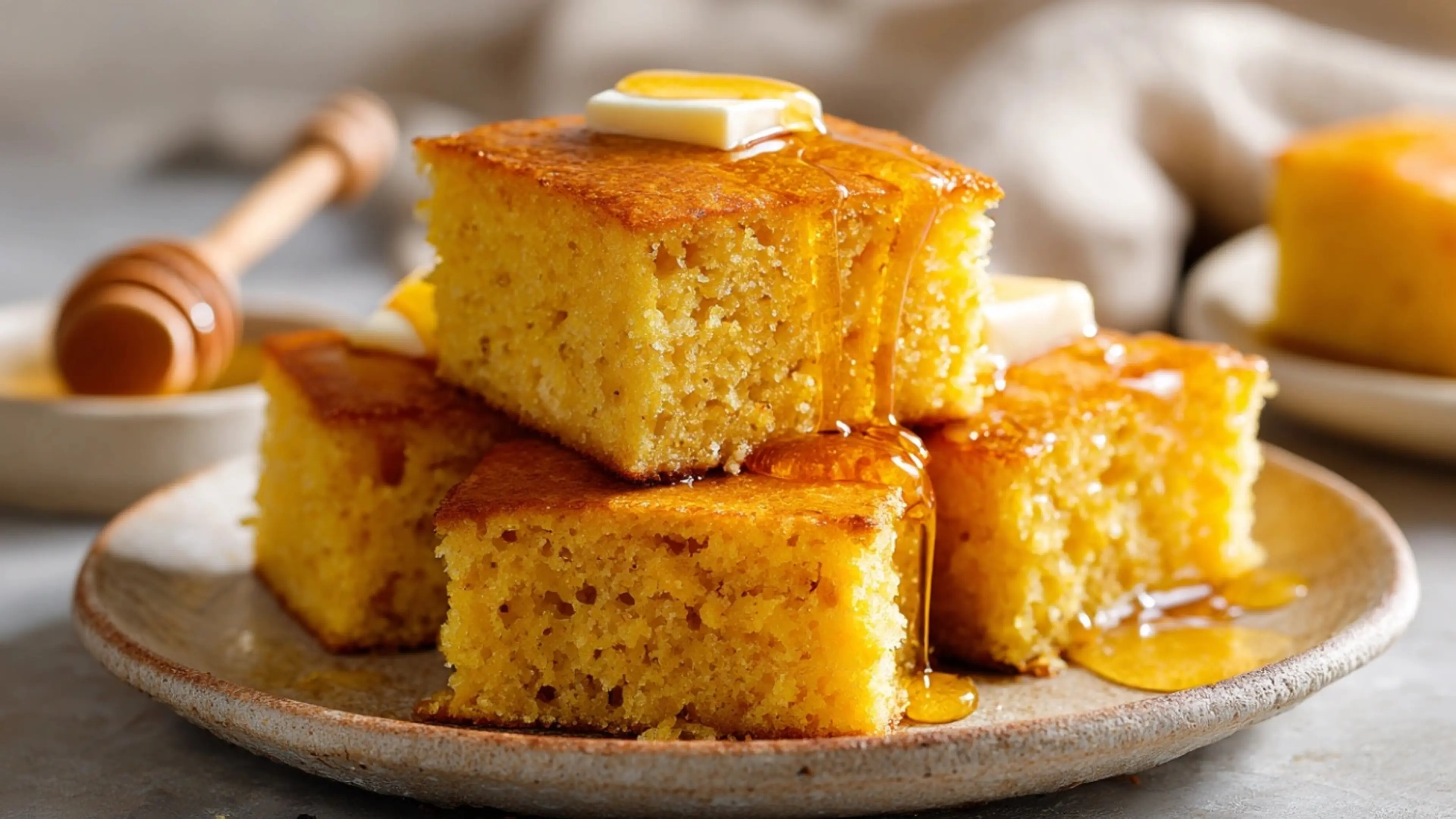 Cornbread with Honey Butter