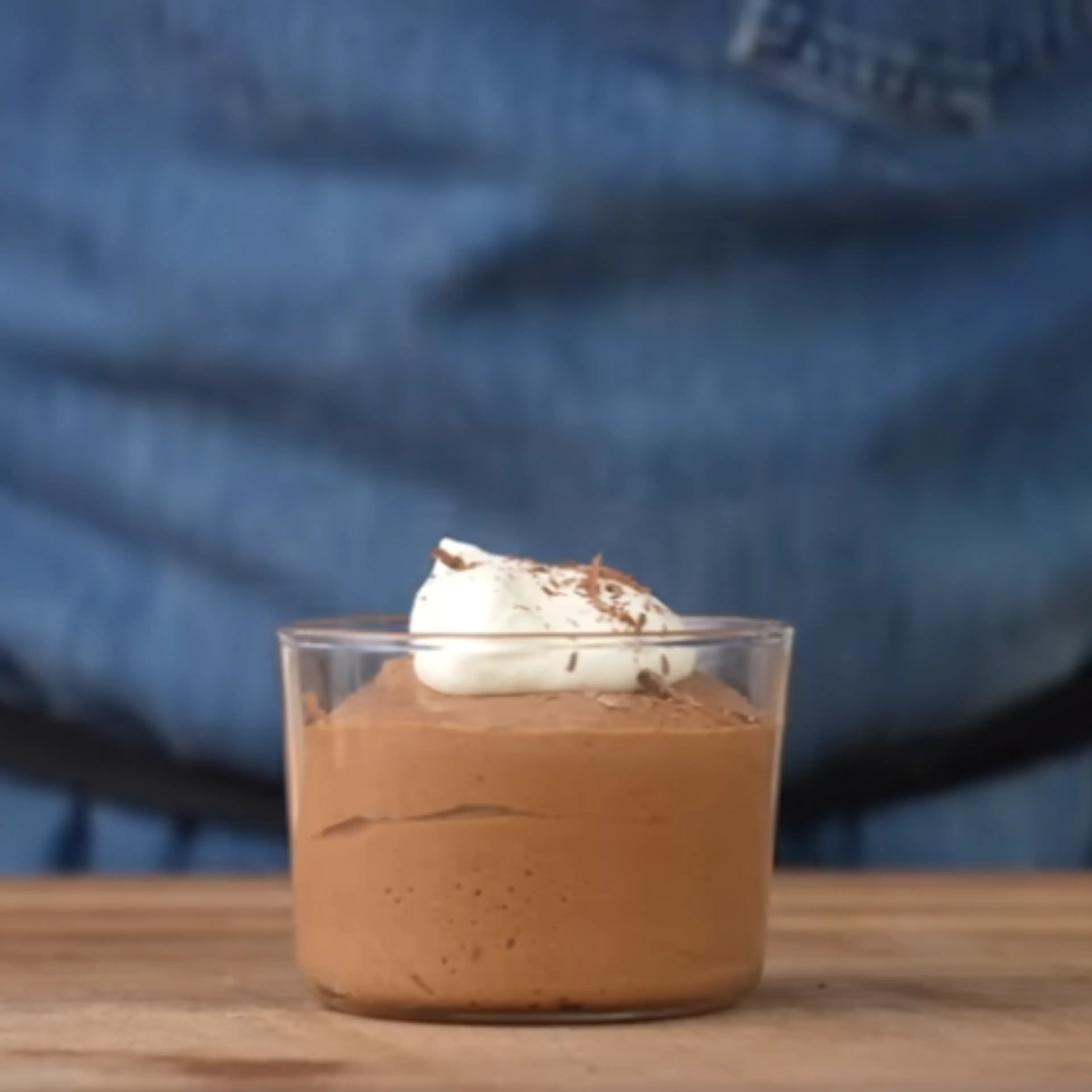 Chocolate Mousse w/Whipped Sour Cream
