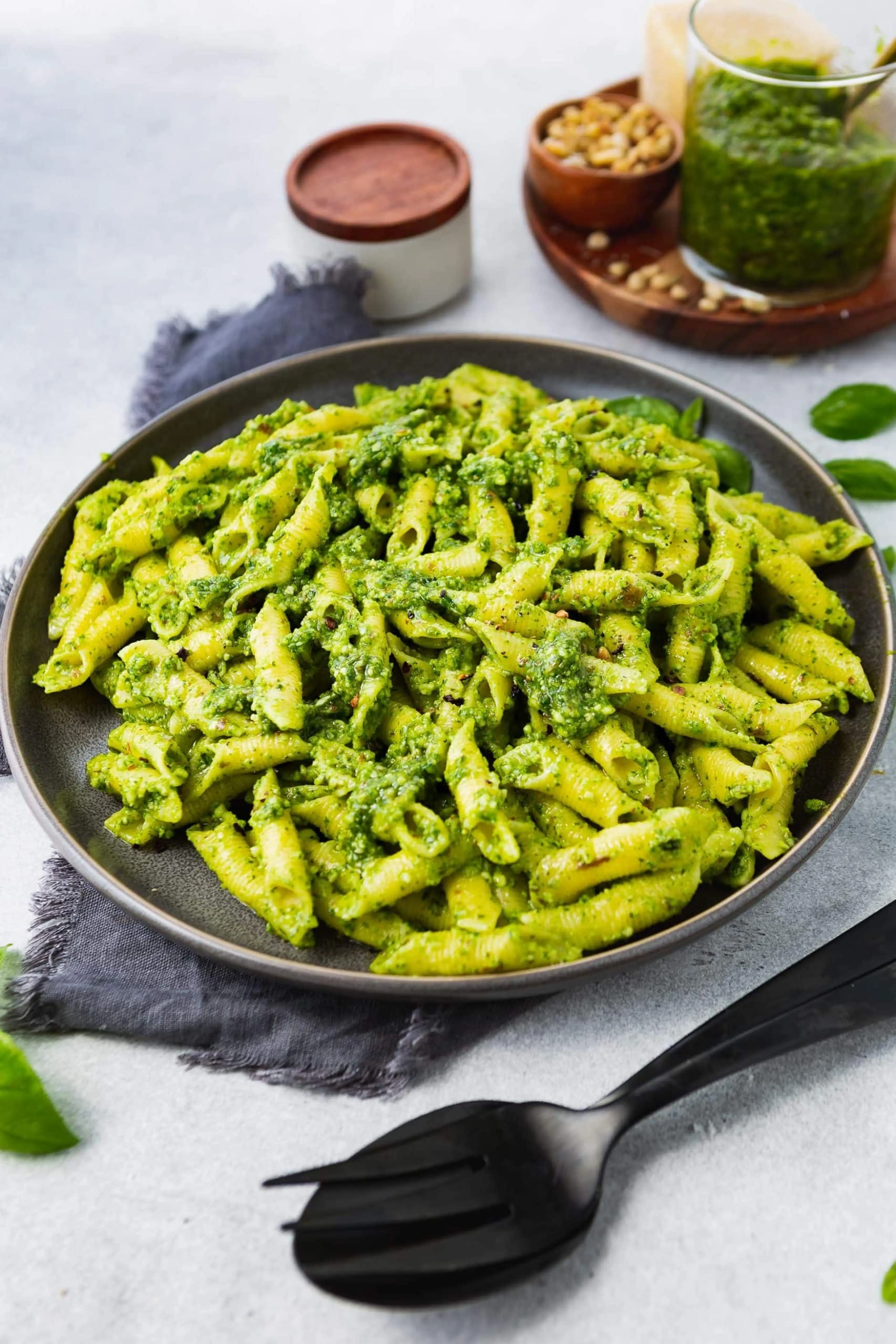 15 Minute Pesto Pasta