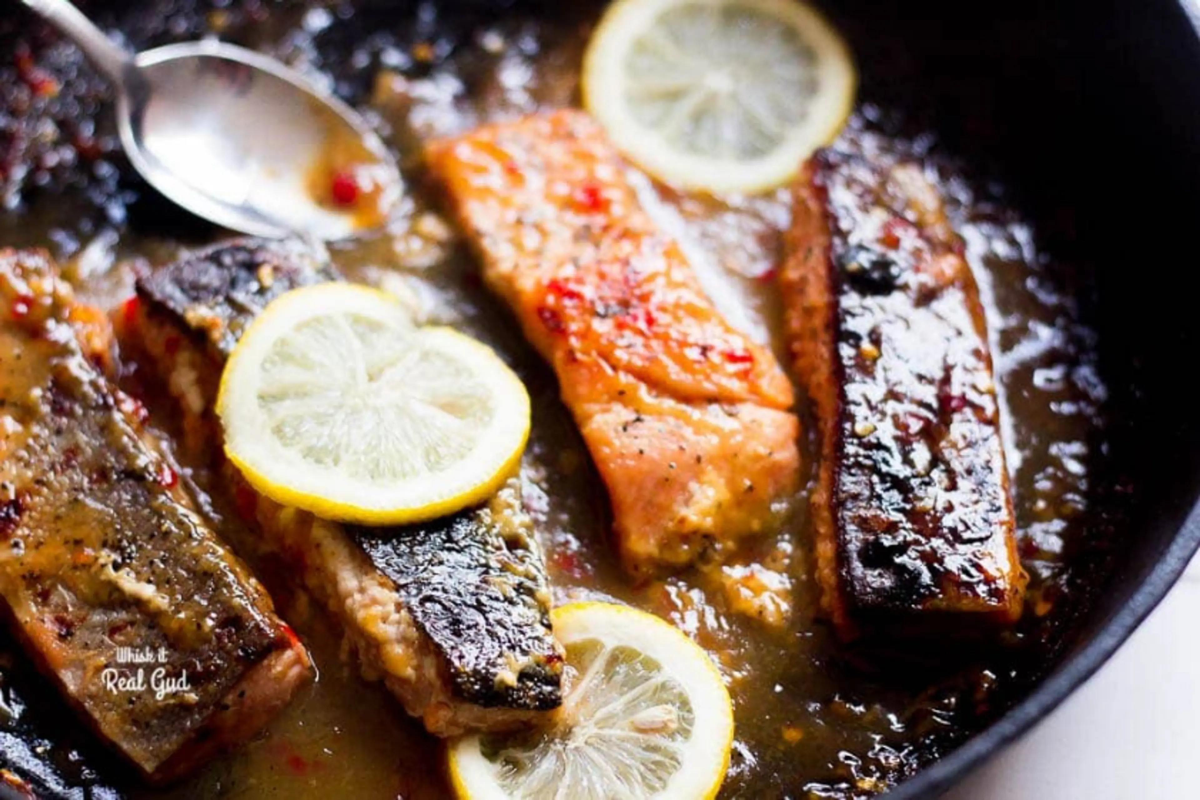 Chrissy Teigen’s Sweet Chili and Mustard Glazed Salmon Fille
