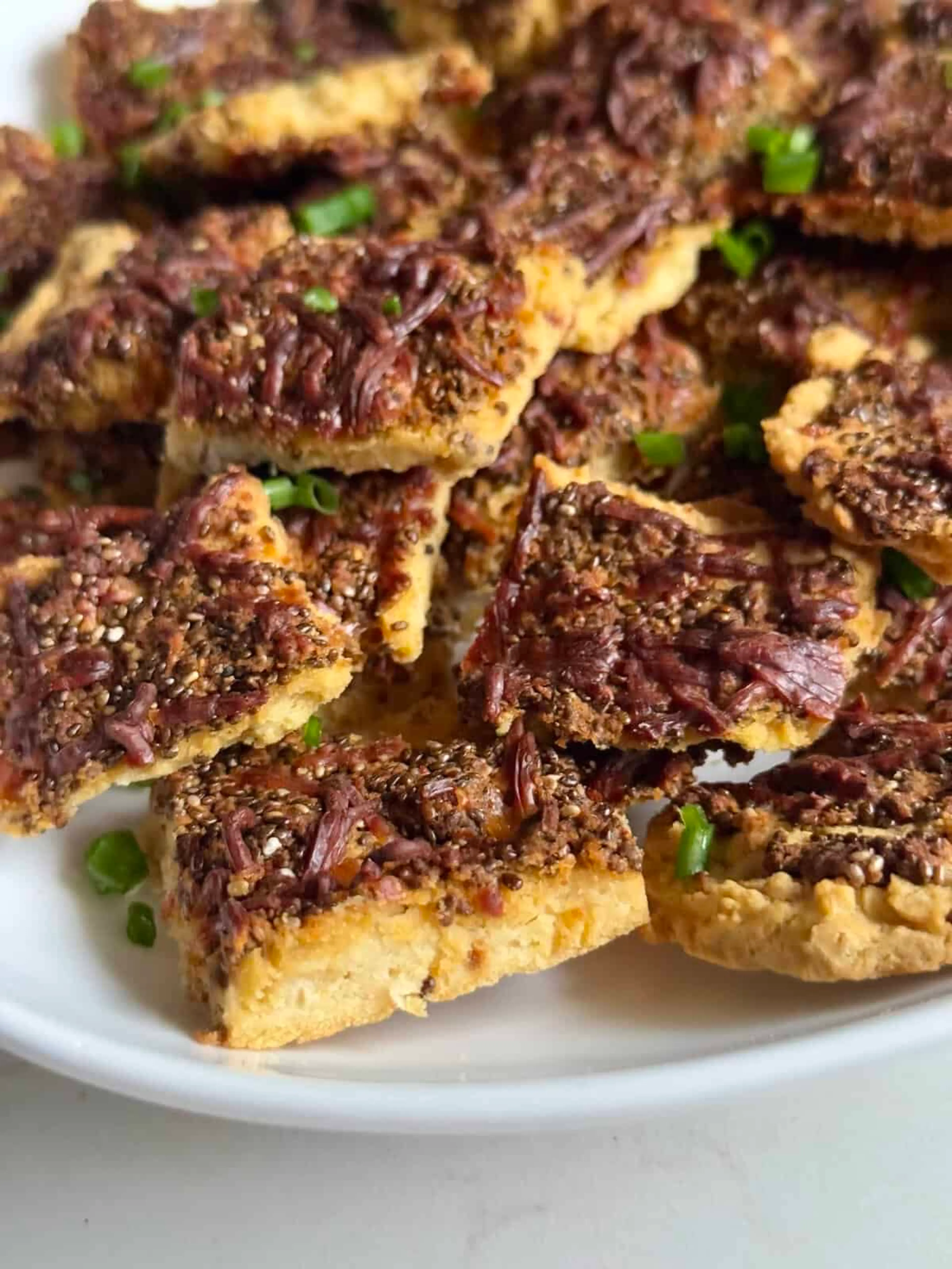 Crispy Chickpea Crackers