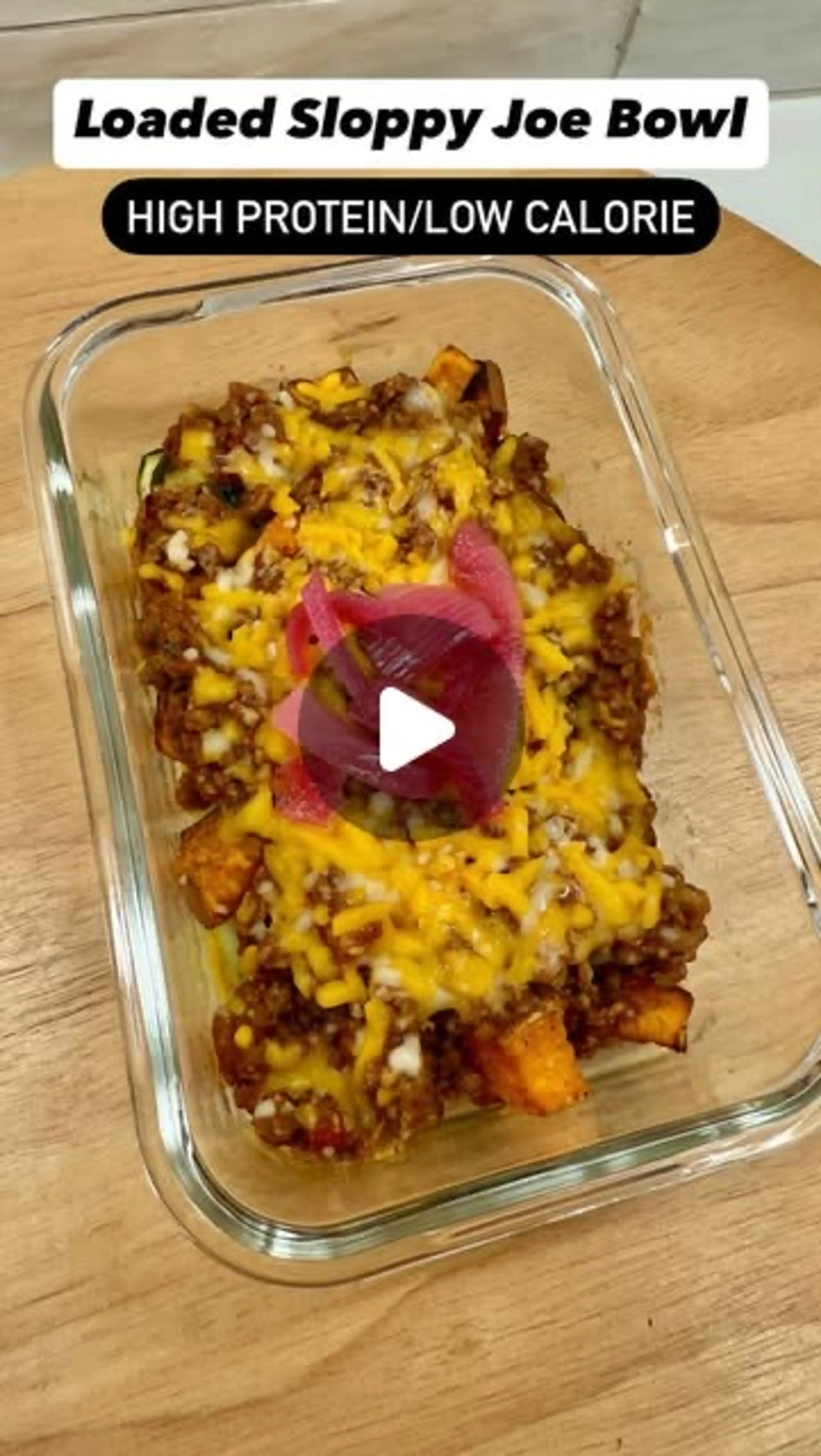 Loaded Sloppy Joe Bowl