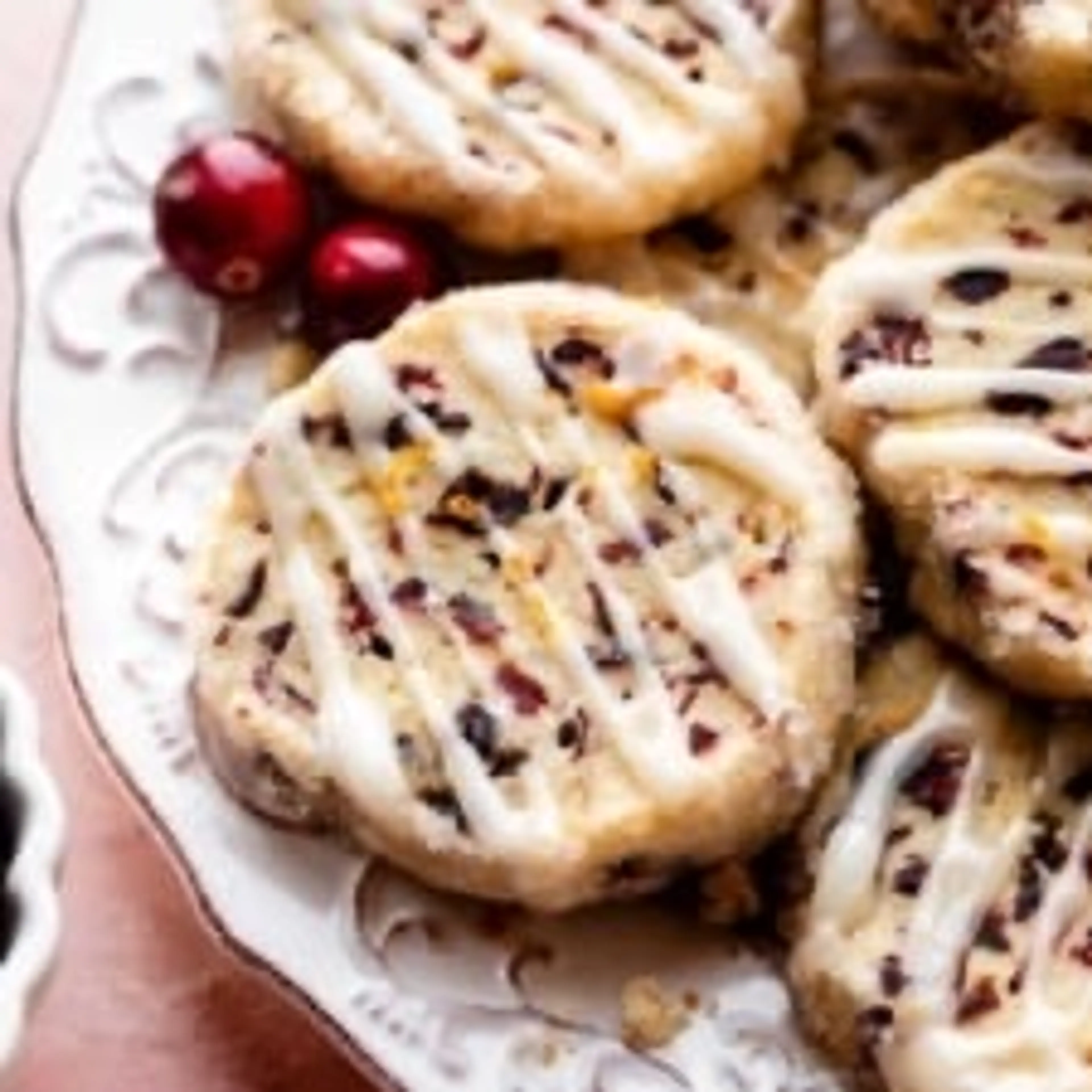 Cranberry Orange Icebox Cookies