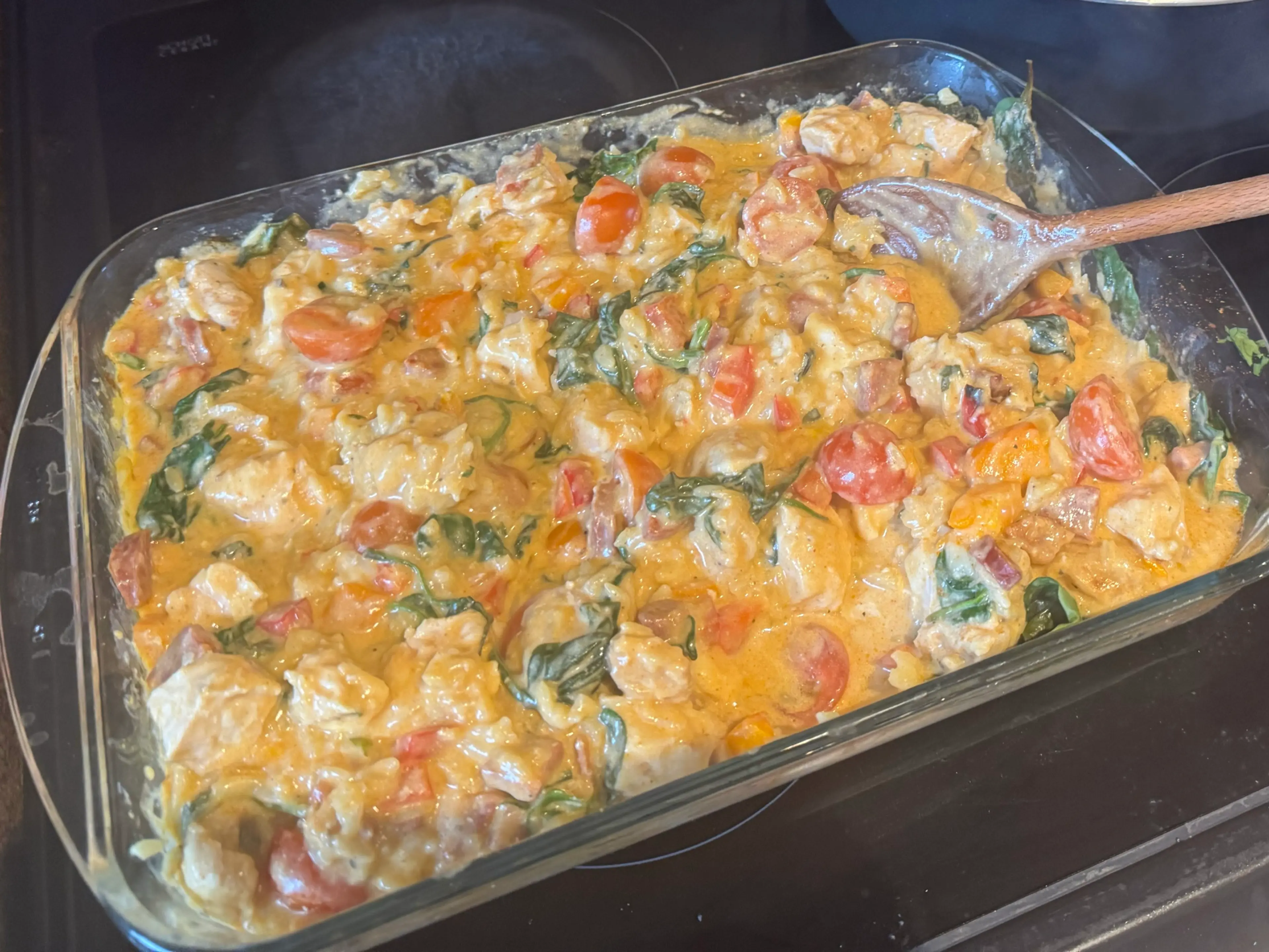 High Protein Orzo Chicken Pasta