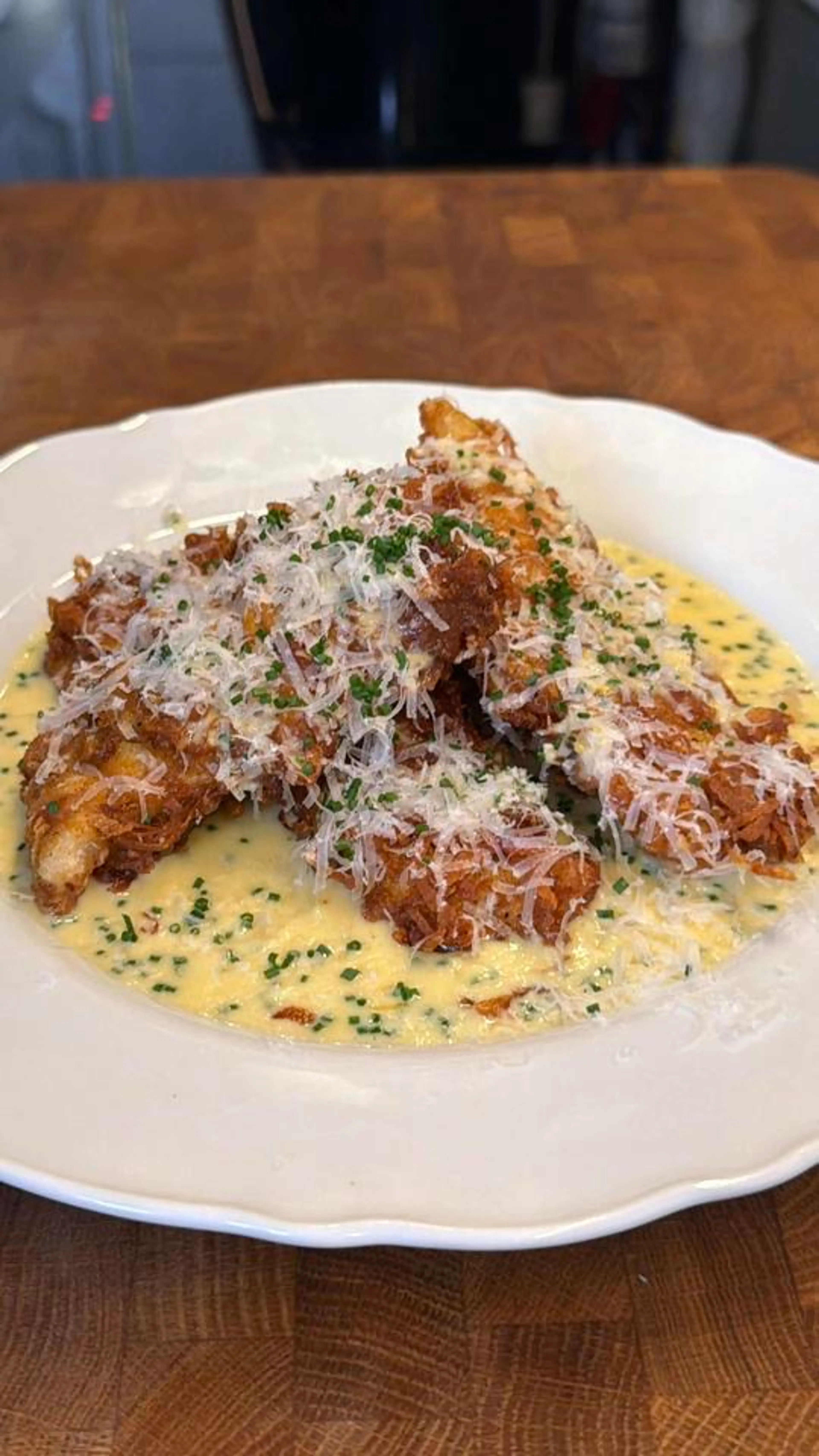 Crispy Lemon Garlic Parmesan Chicken