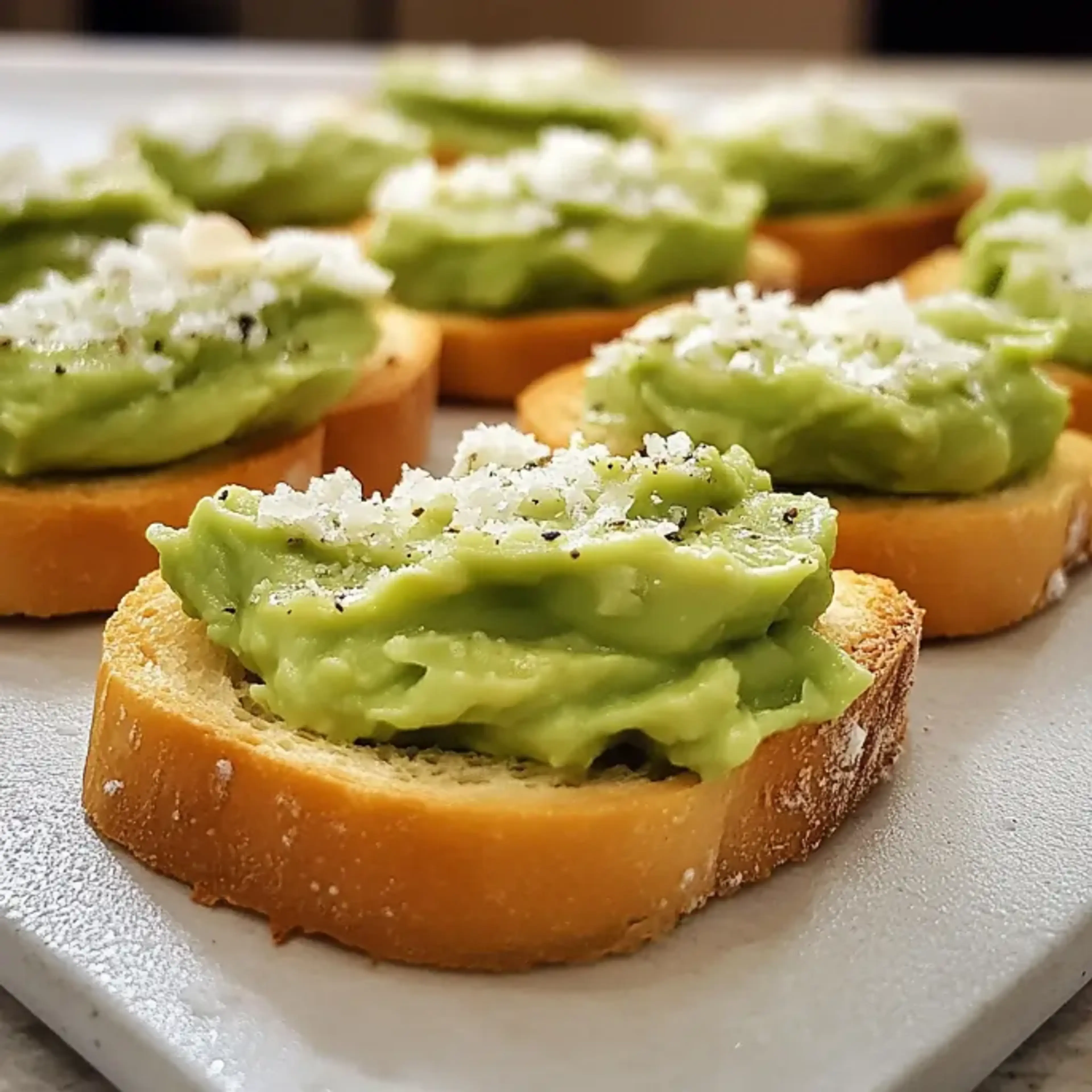 Avocado Crostini with French Baguette (Panera Bread)