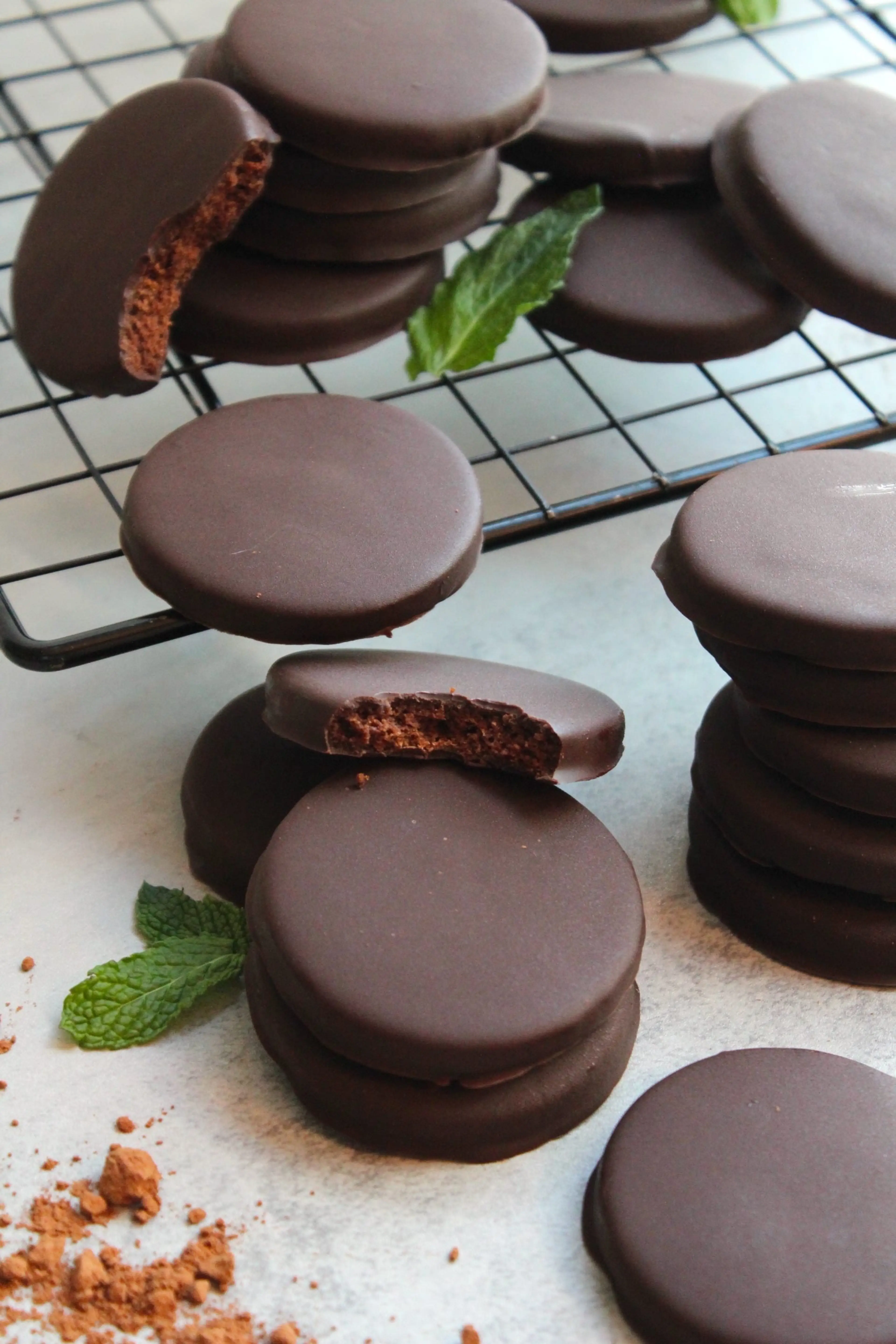 Copycat Thin Mint Cookies
