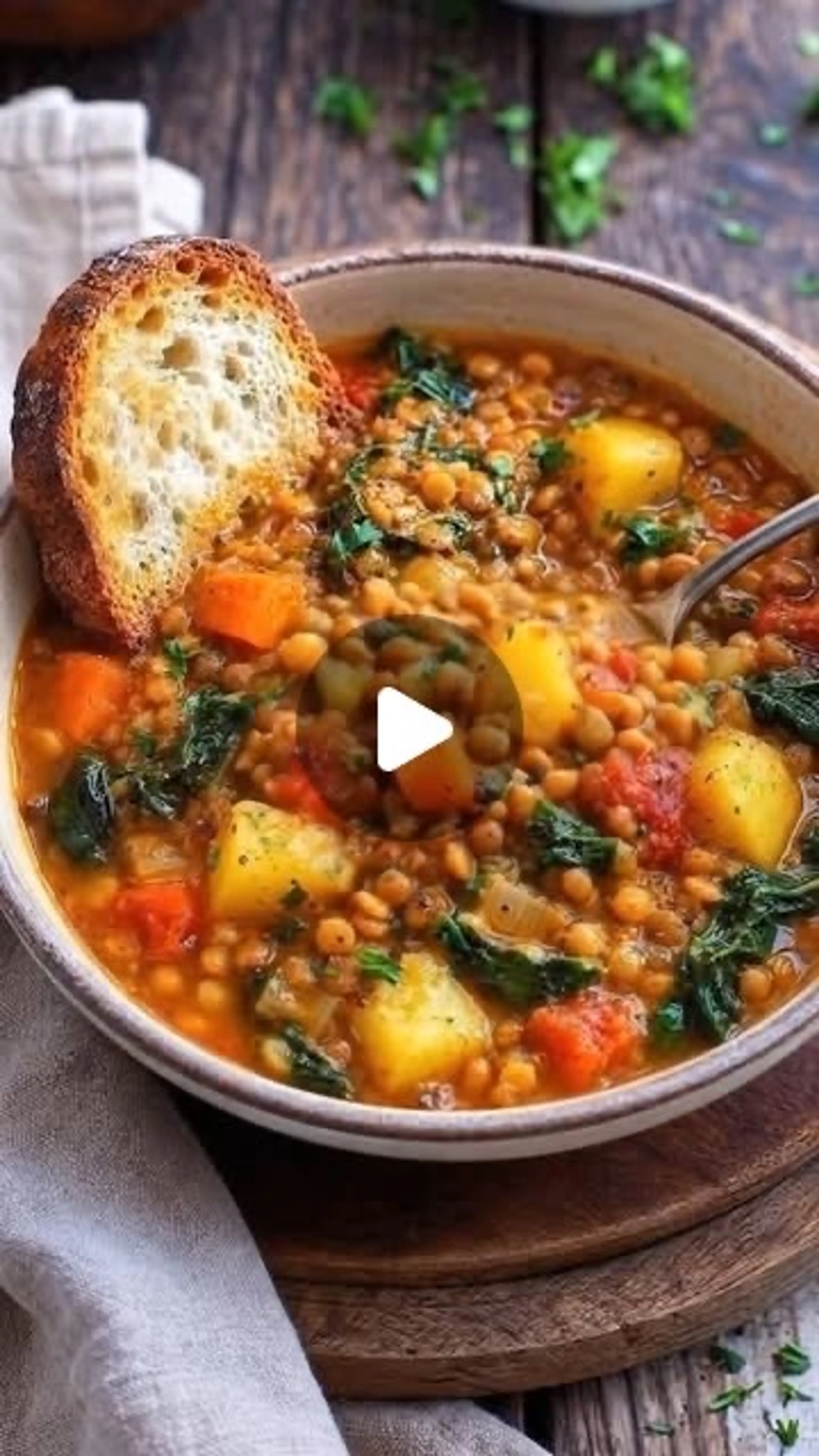 Hearty Lentil Vegetable Soup