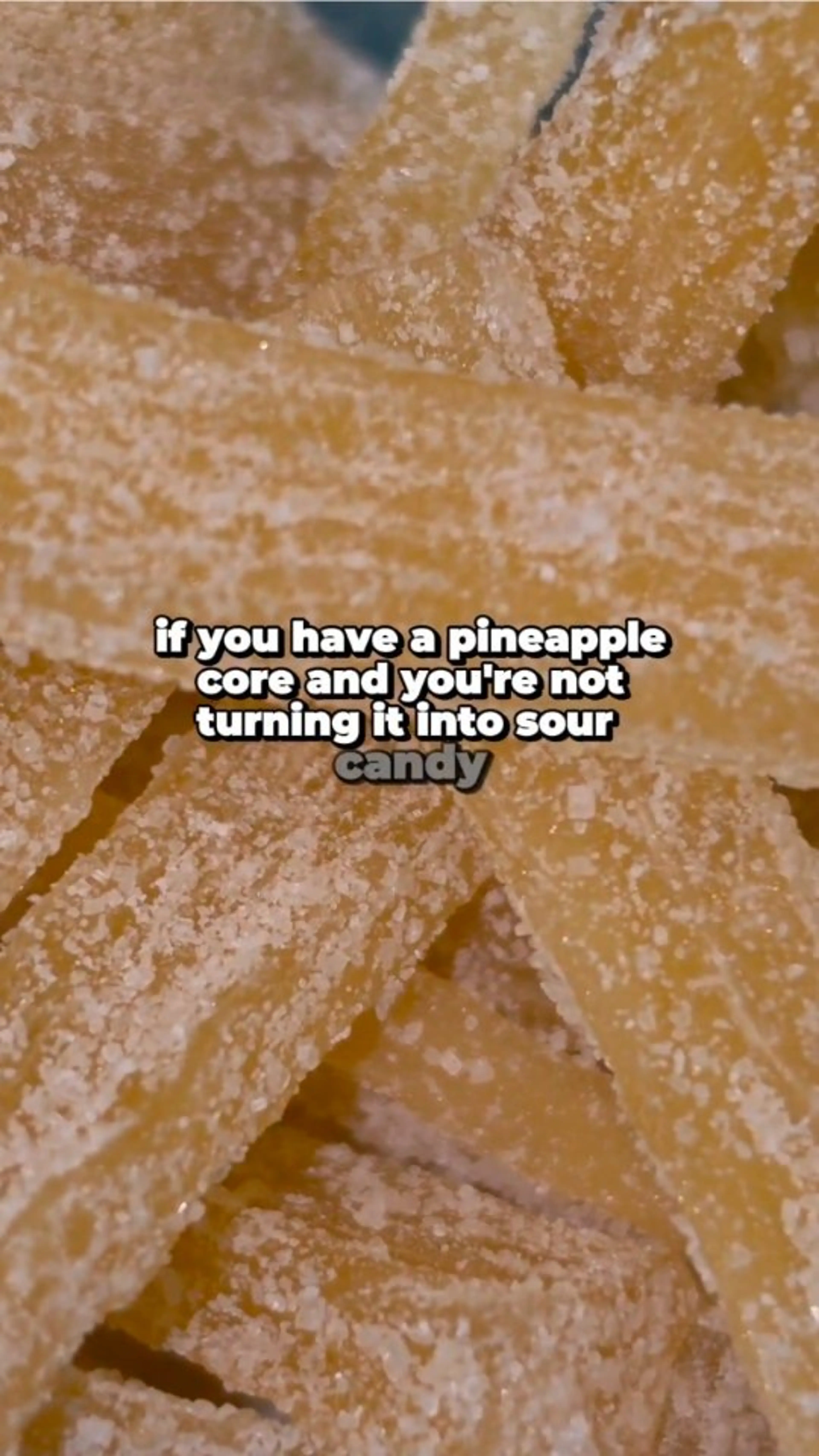 Pineapple Core Sour Candy