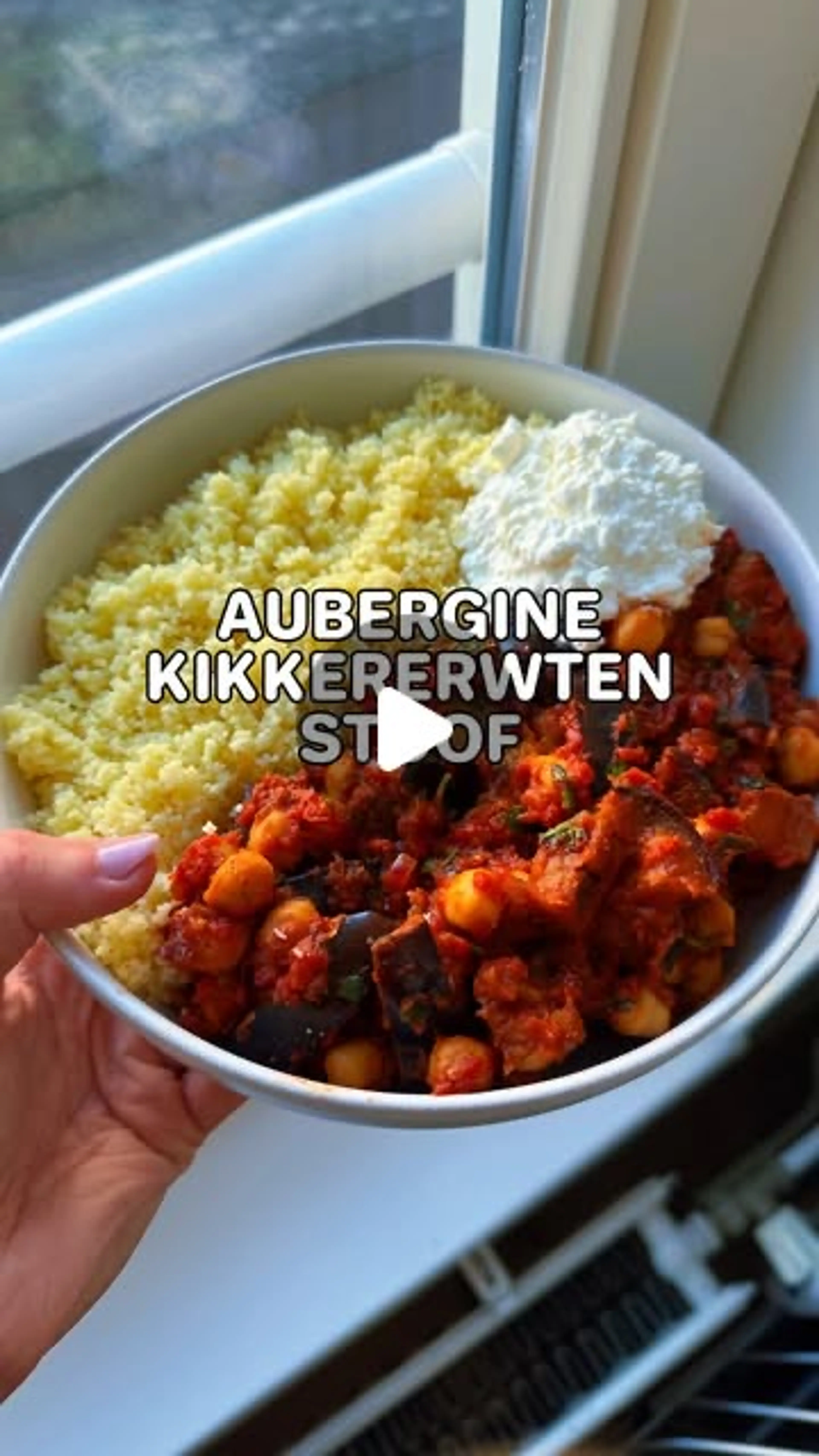 Aubergine Kikkererwten Stoof