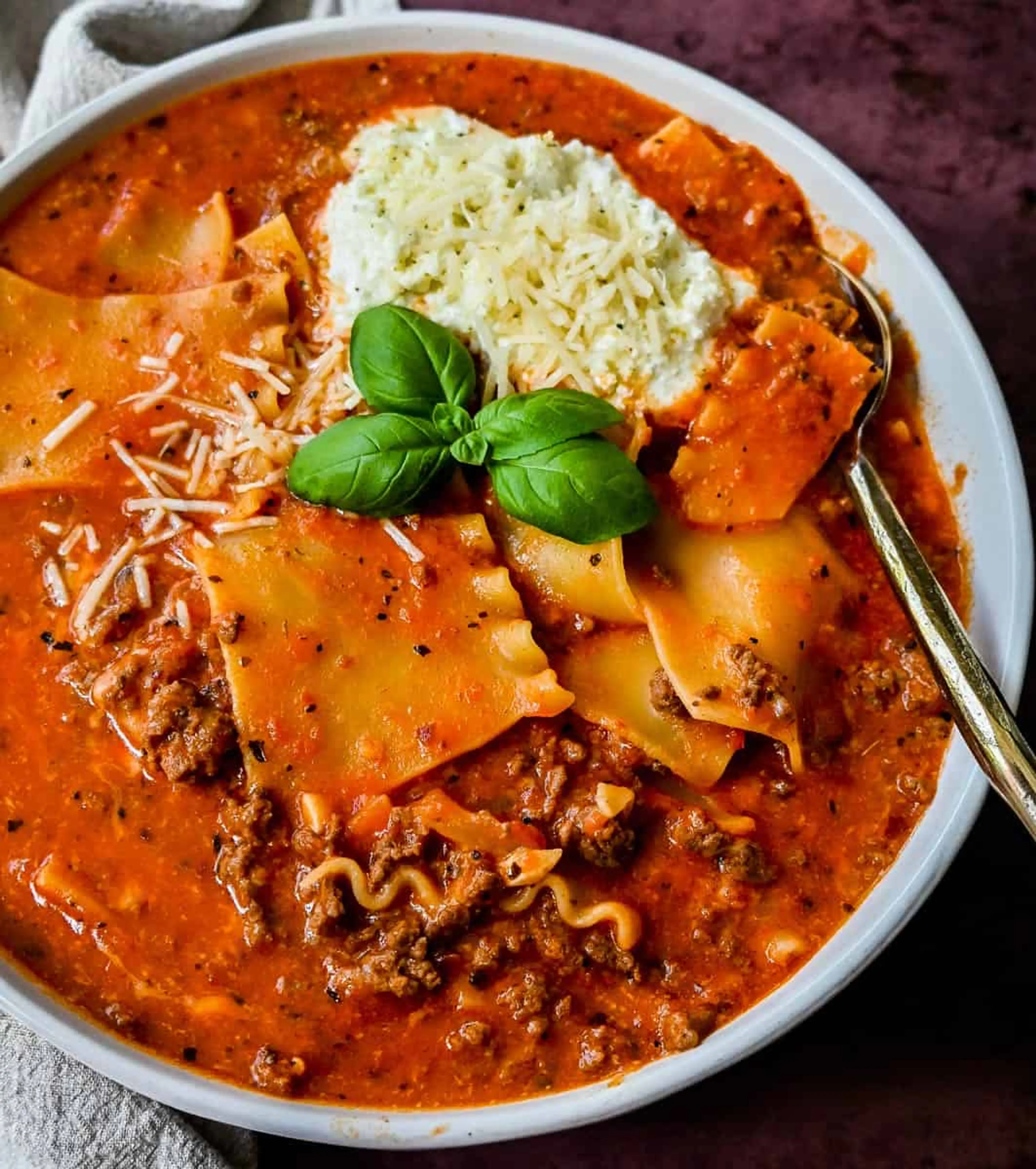 Lasagna Soup