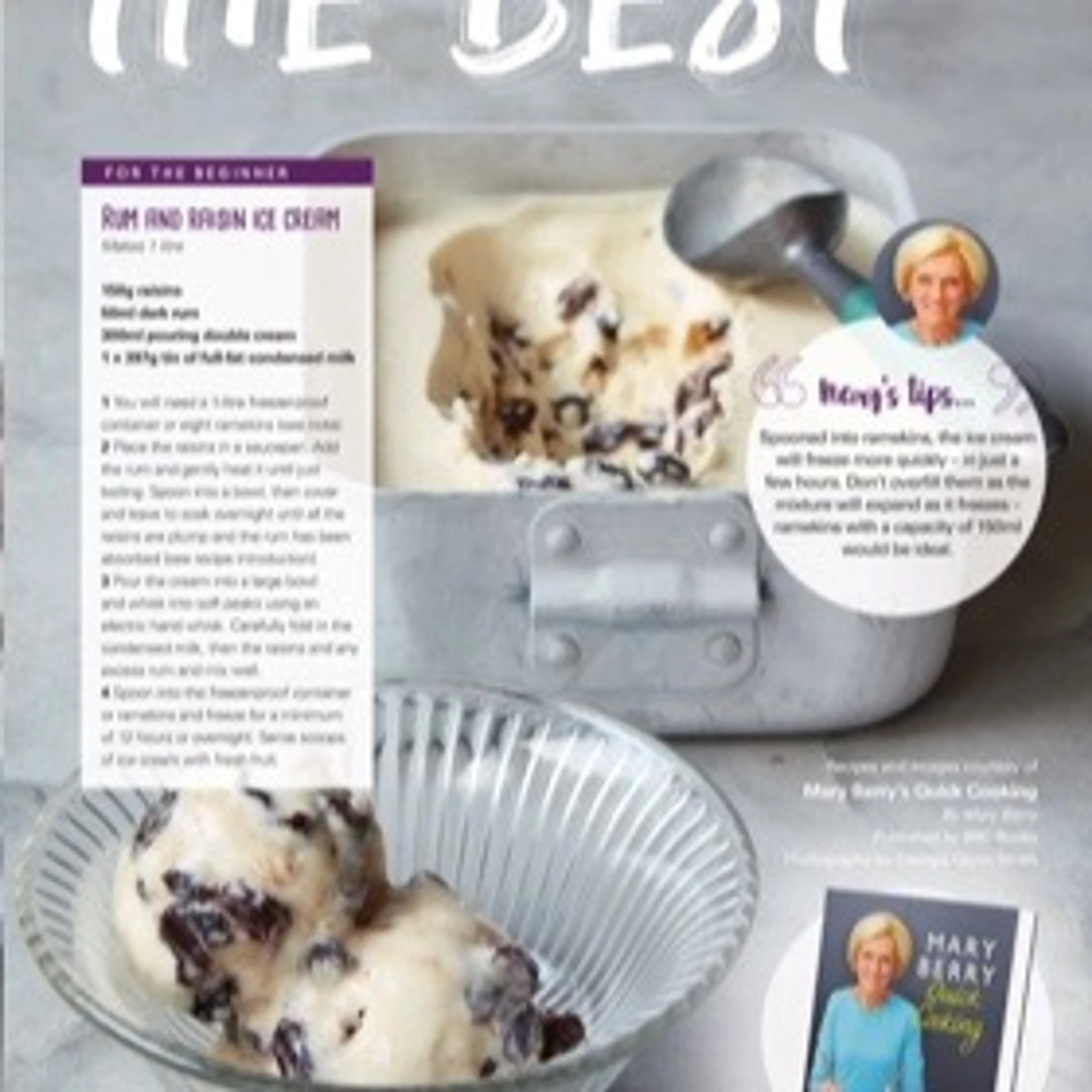 RUM AND RAISIN ICE CRERM