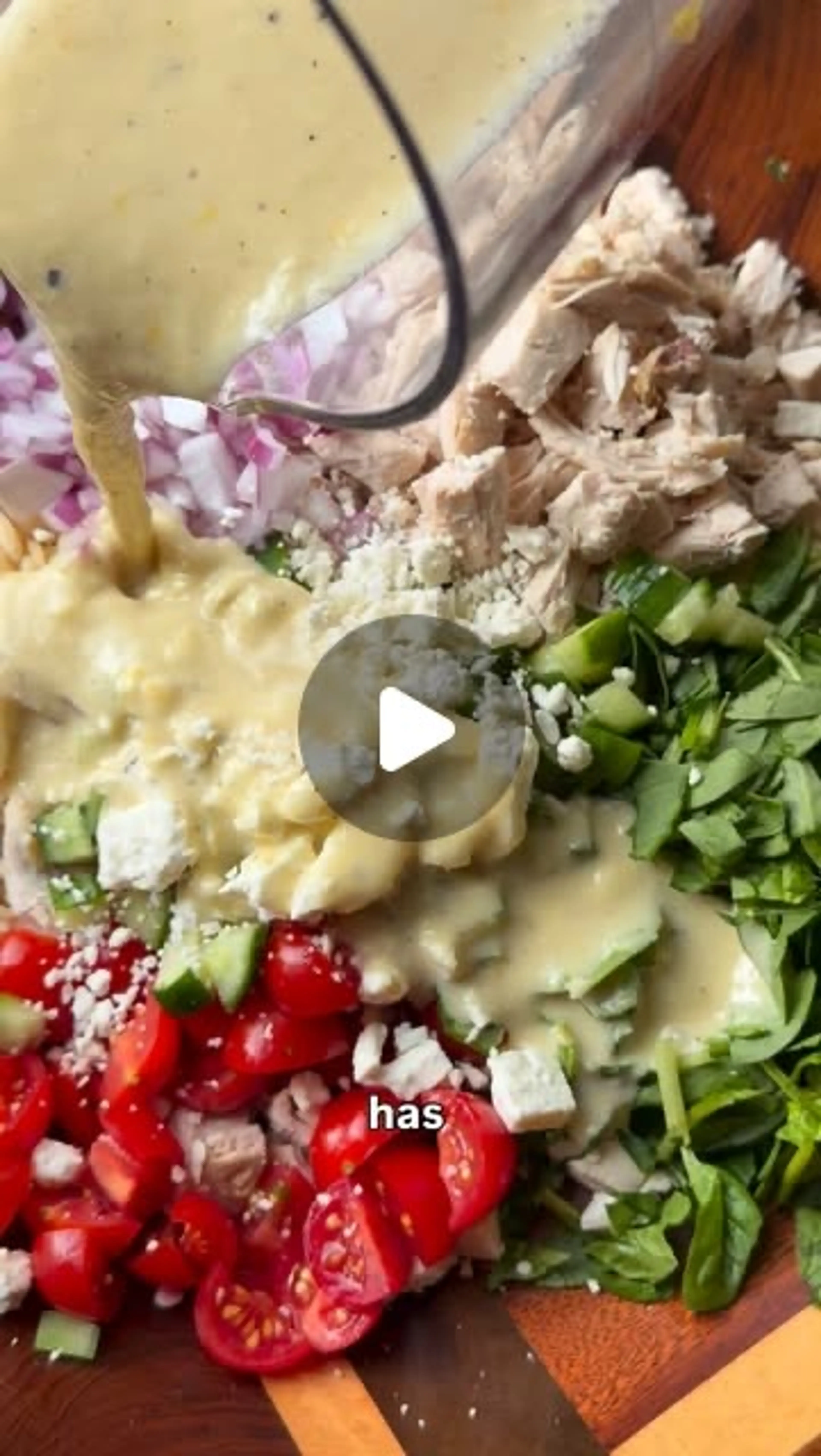 Lemon Orzo Chicken Salad W Sweet Onion Dijon Dressing