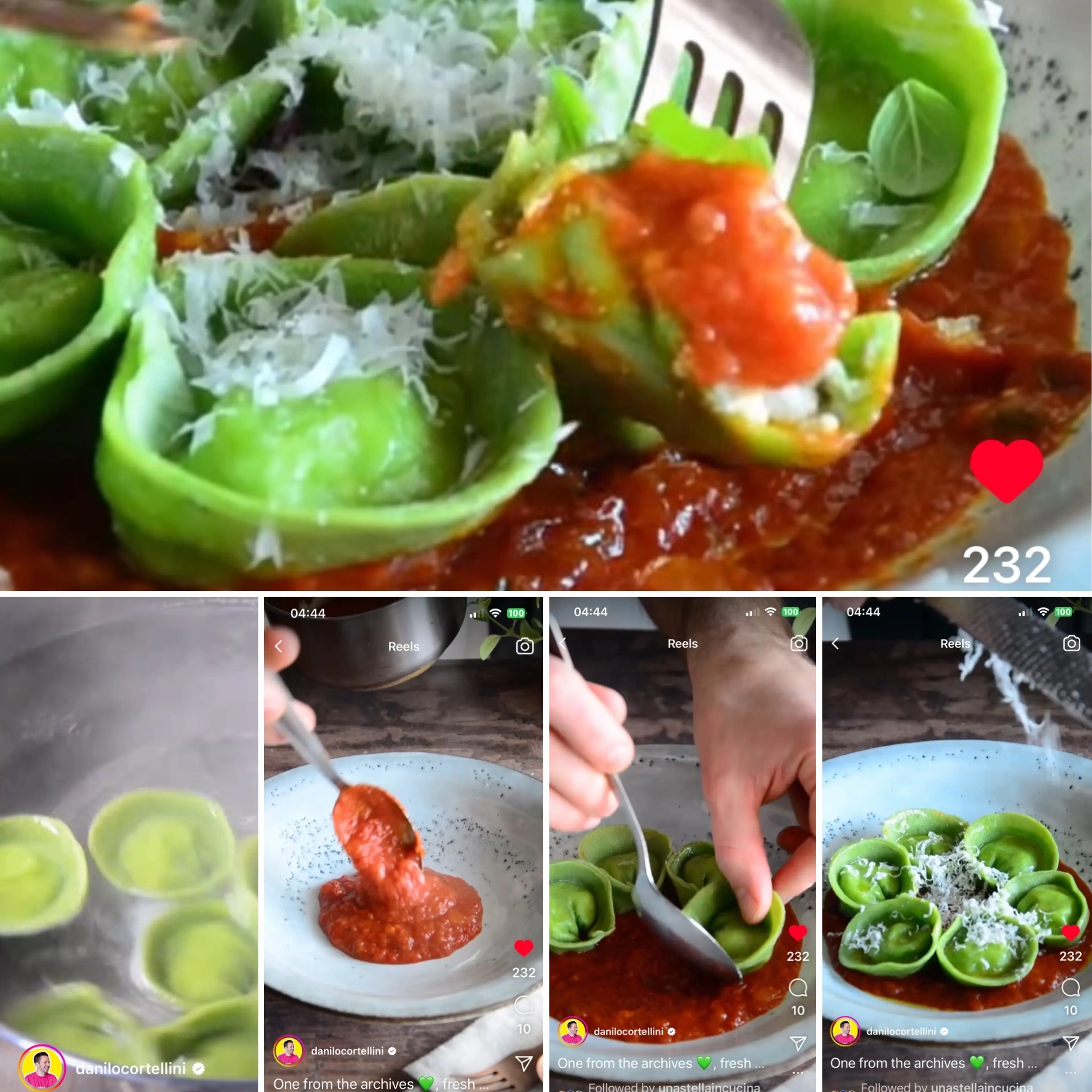 Ricotta and Marjoram Tortelli