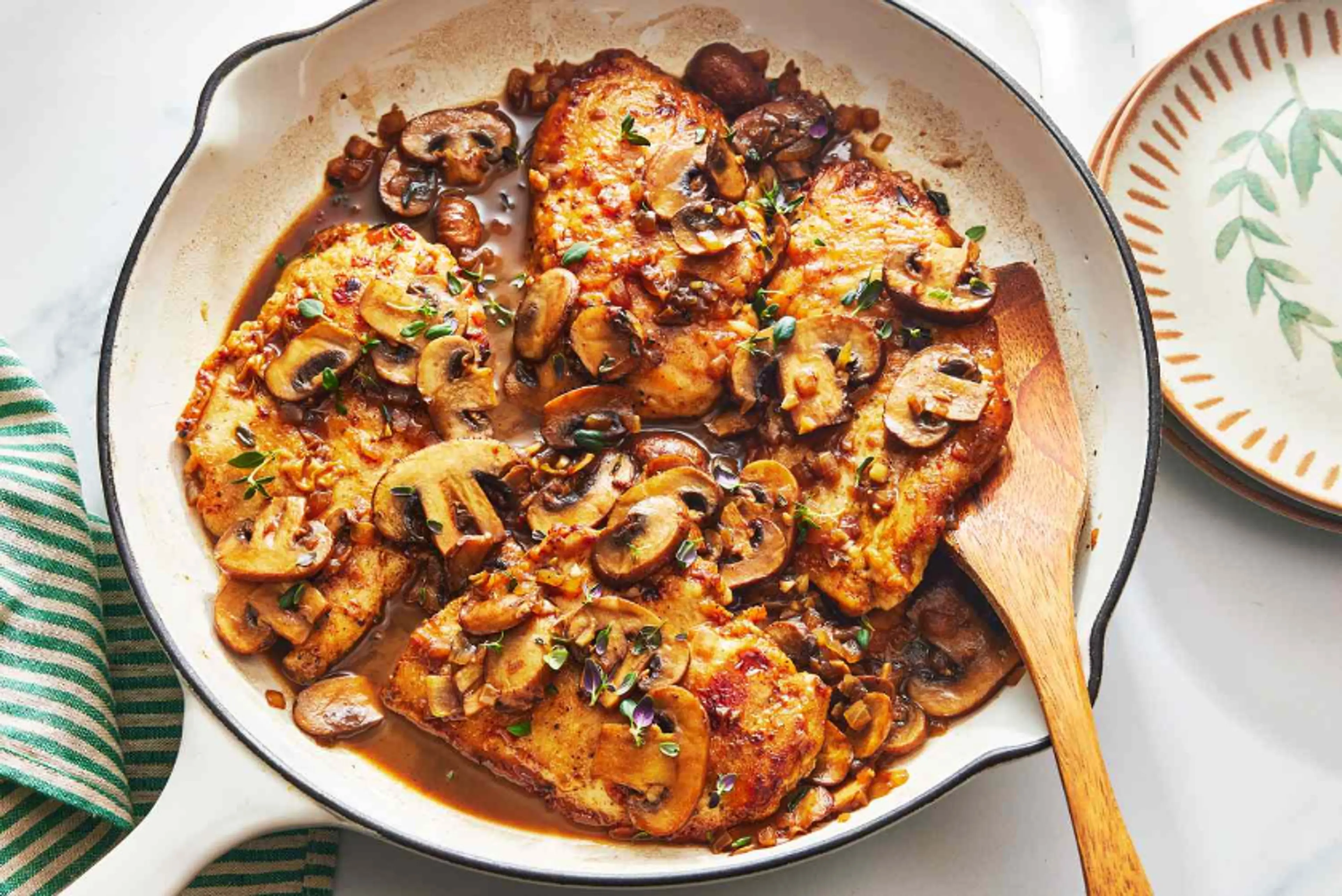 Balsamic Chicken And Mushrooms