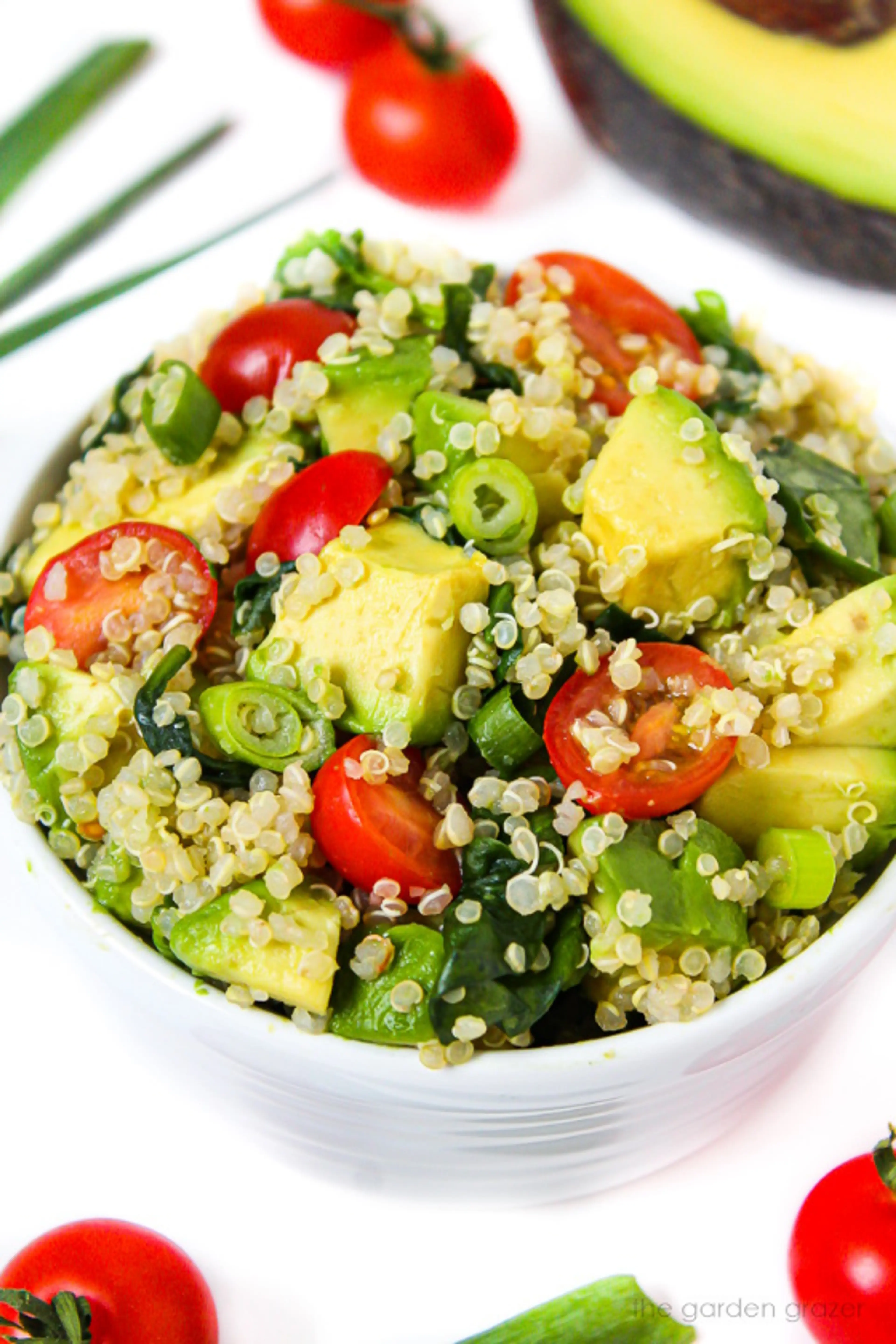 Quinoa Avocado Spinach Power Salad