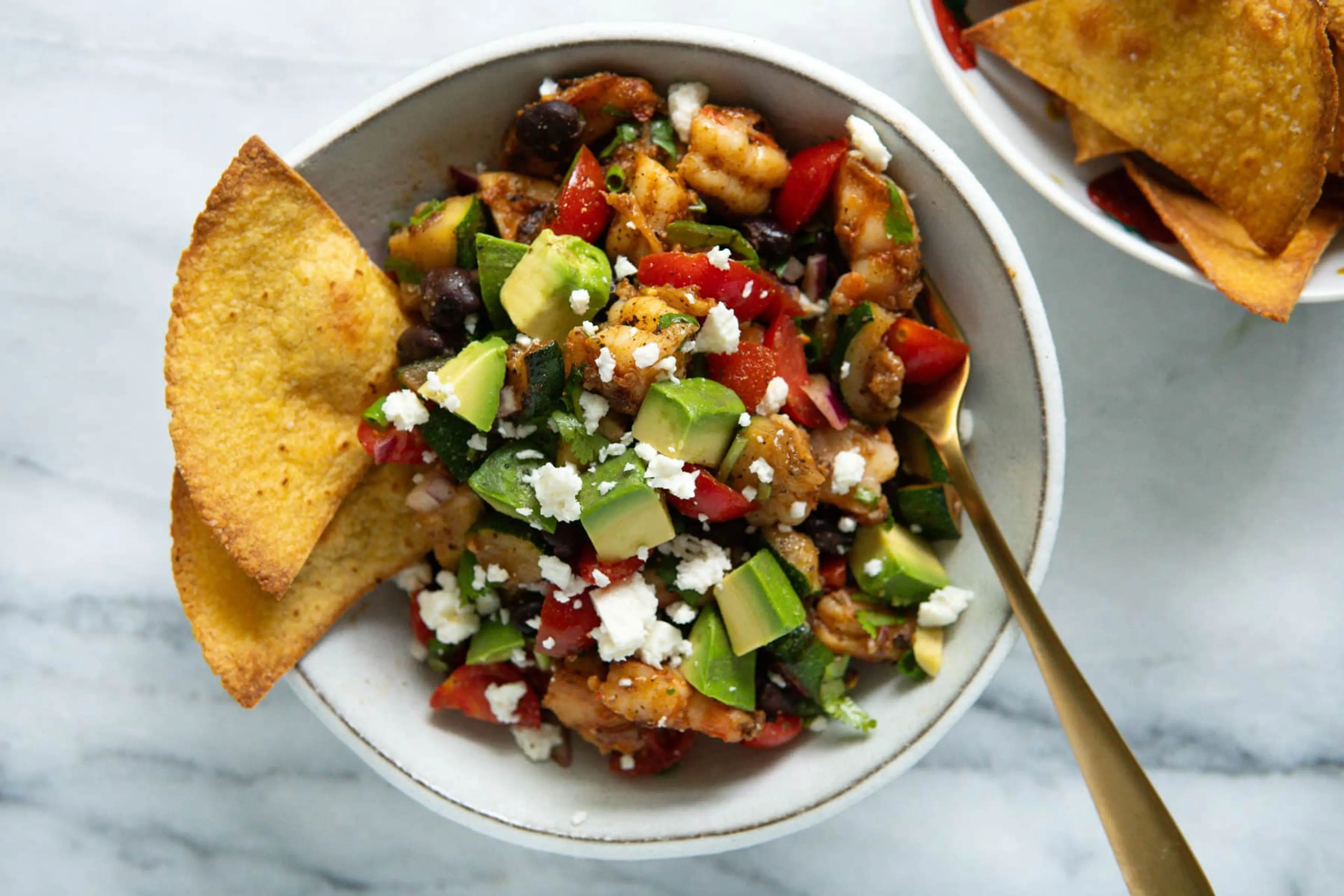 Summer Shrimp and Bean Salad