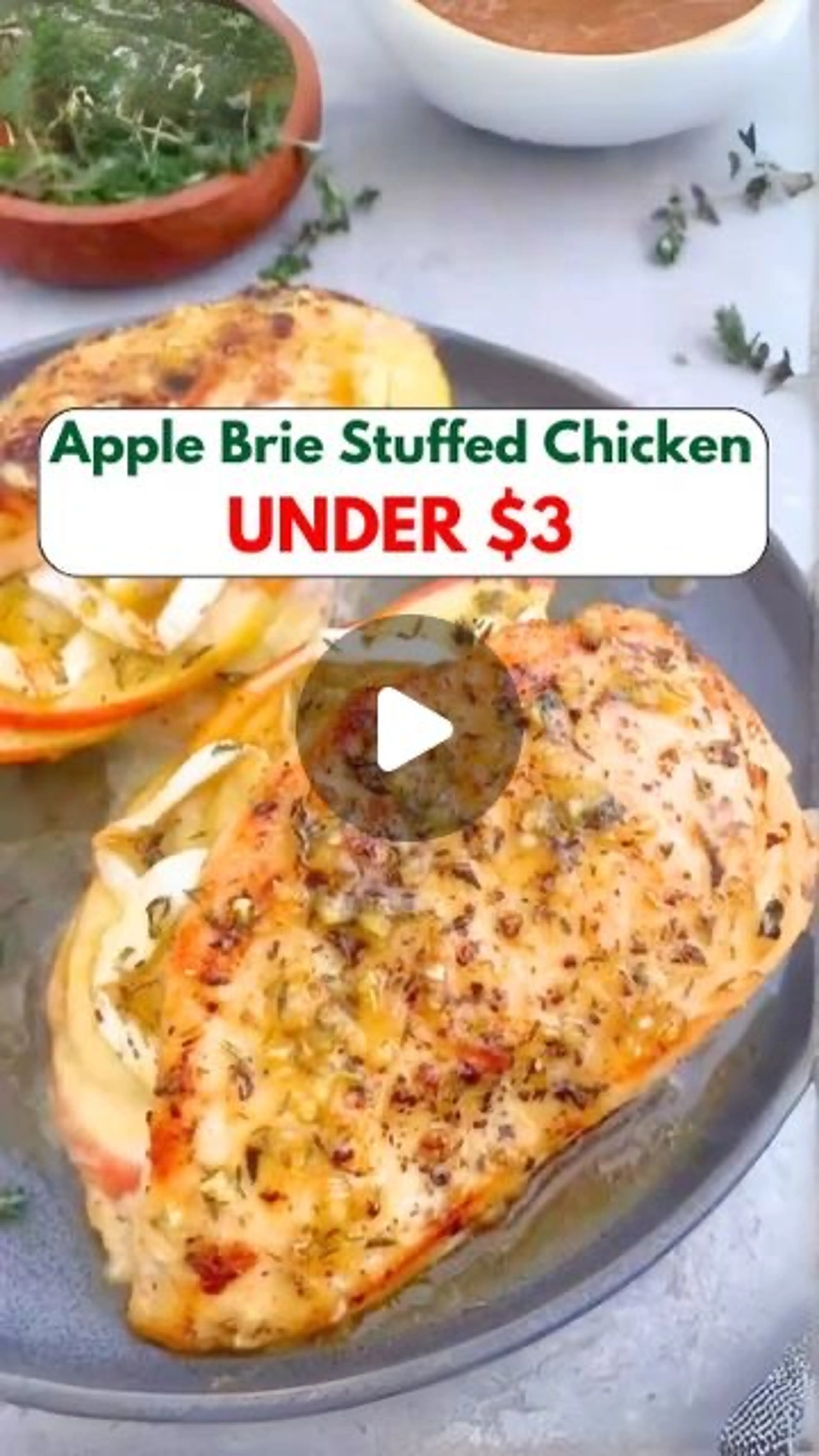 Apple & Brie Stuffed Chicken