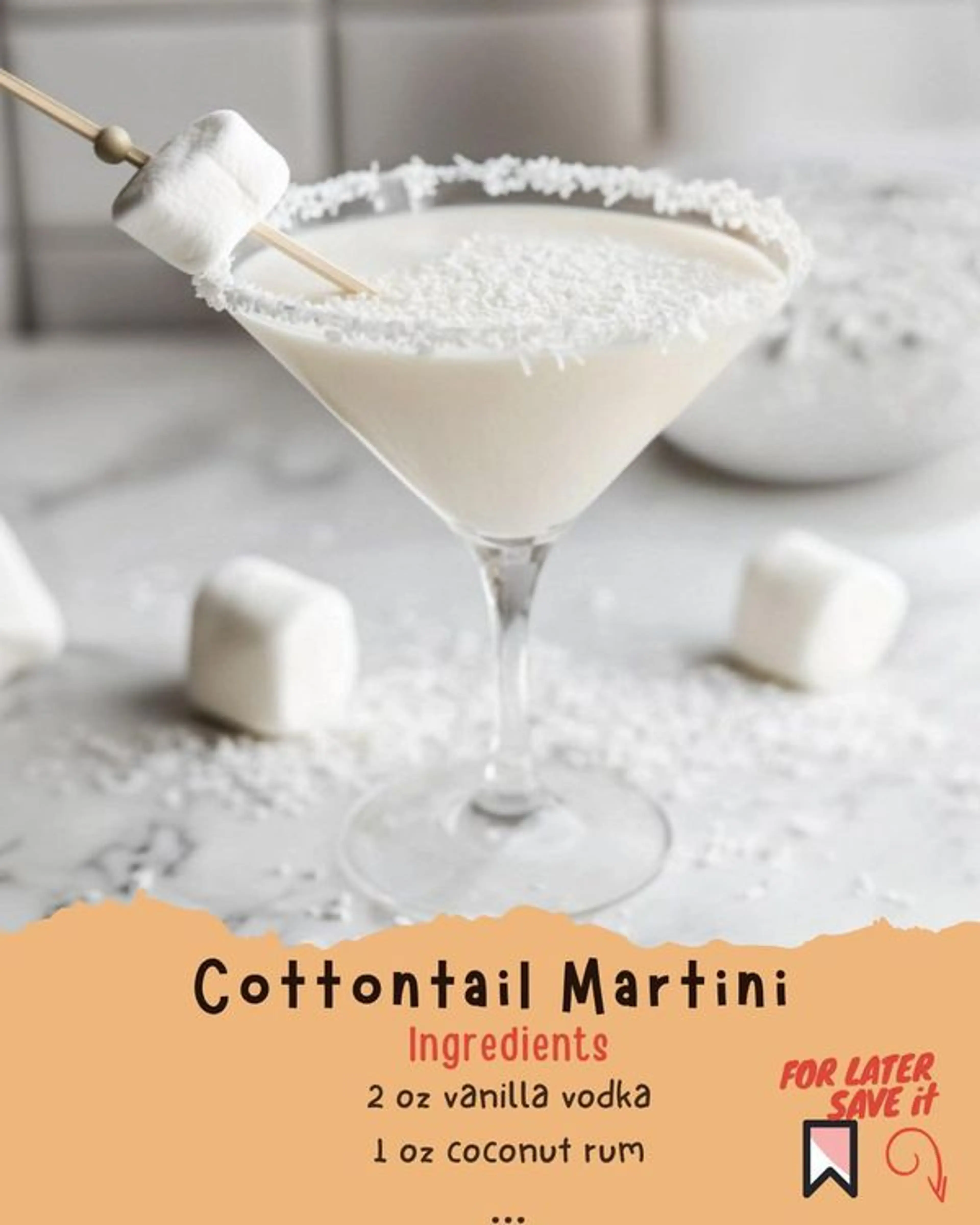 Cottontail Martini