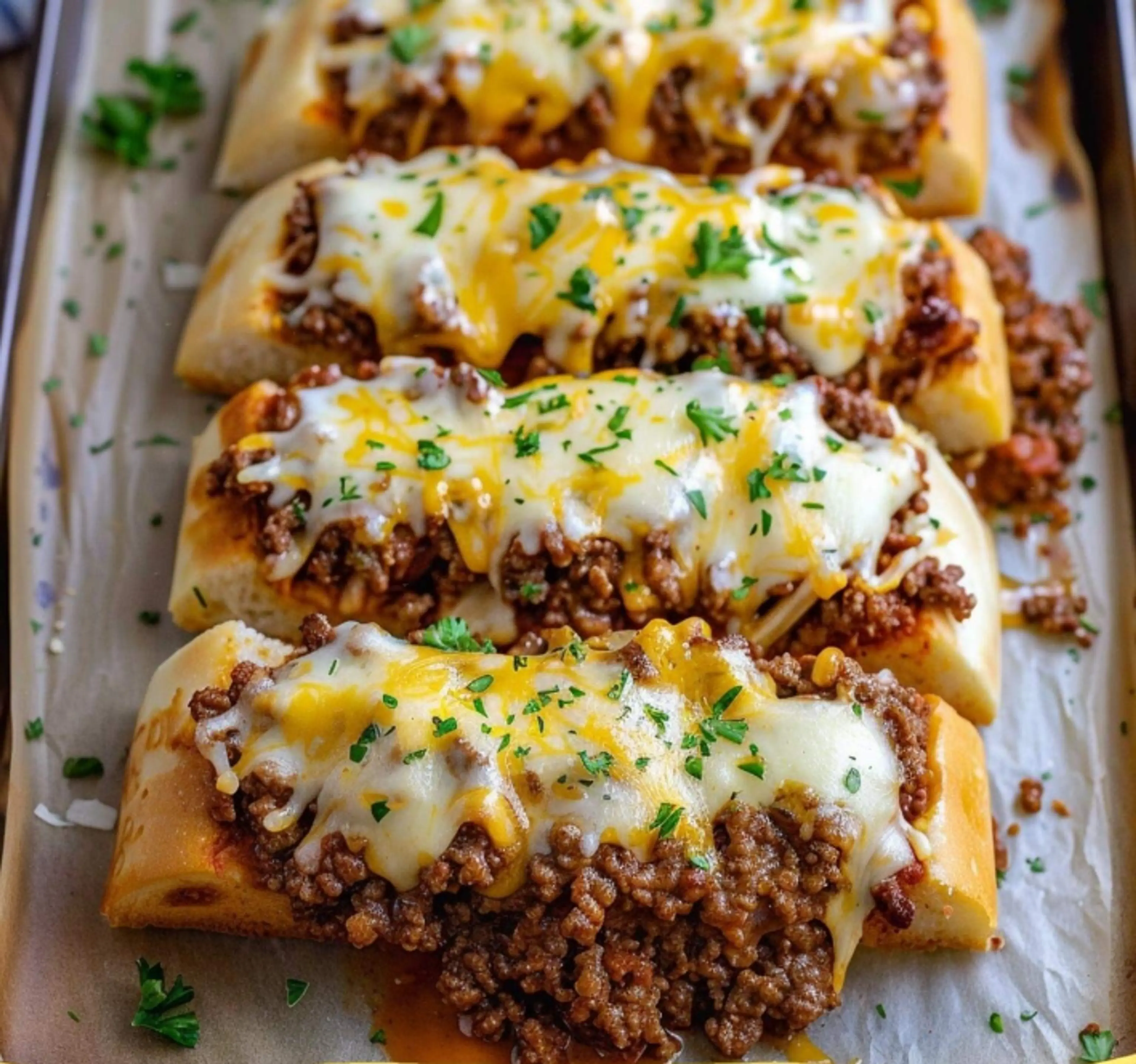 Garlic Bread Sloppy Joes