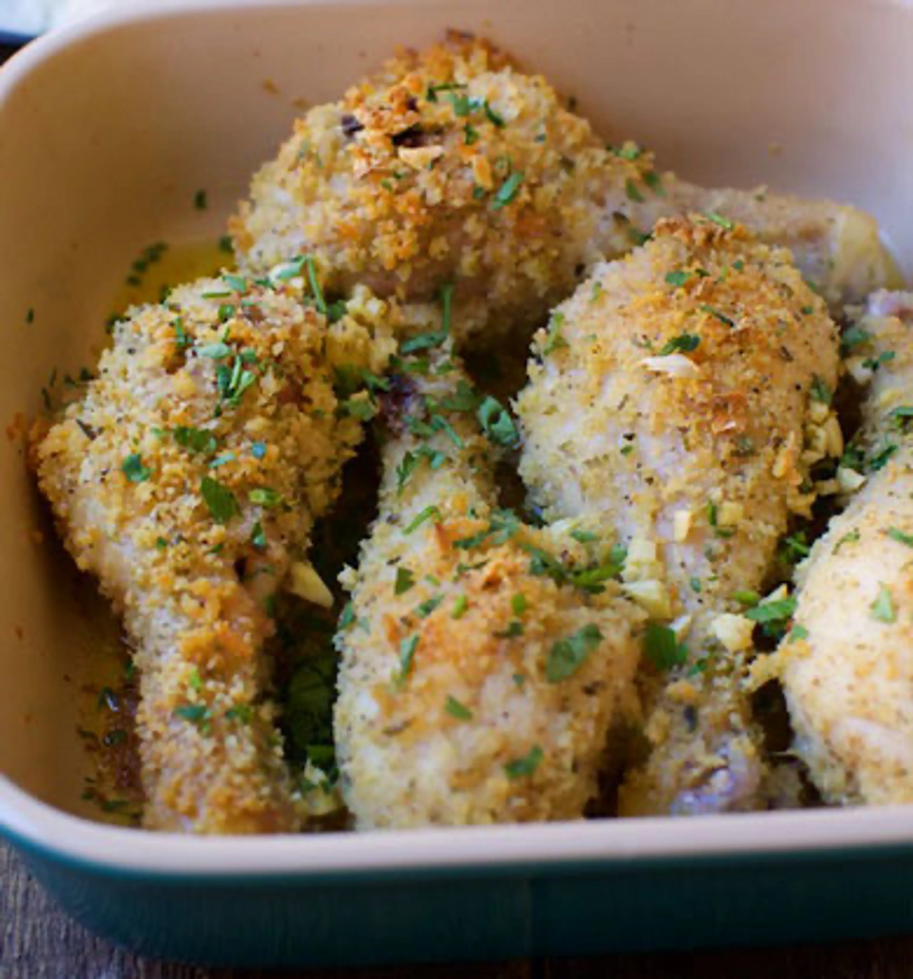 Crispy Parmesan Baked Drumsticks