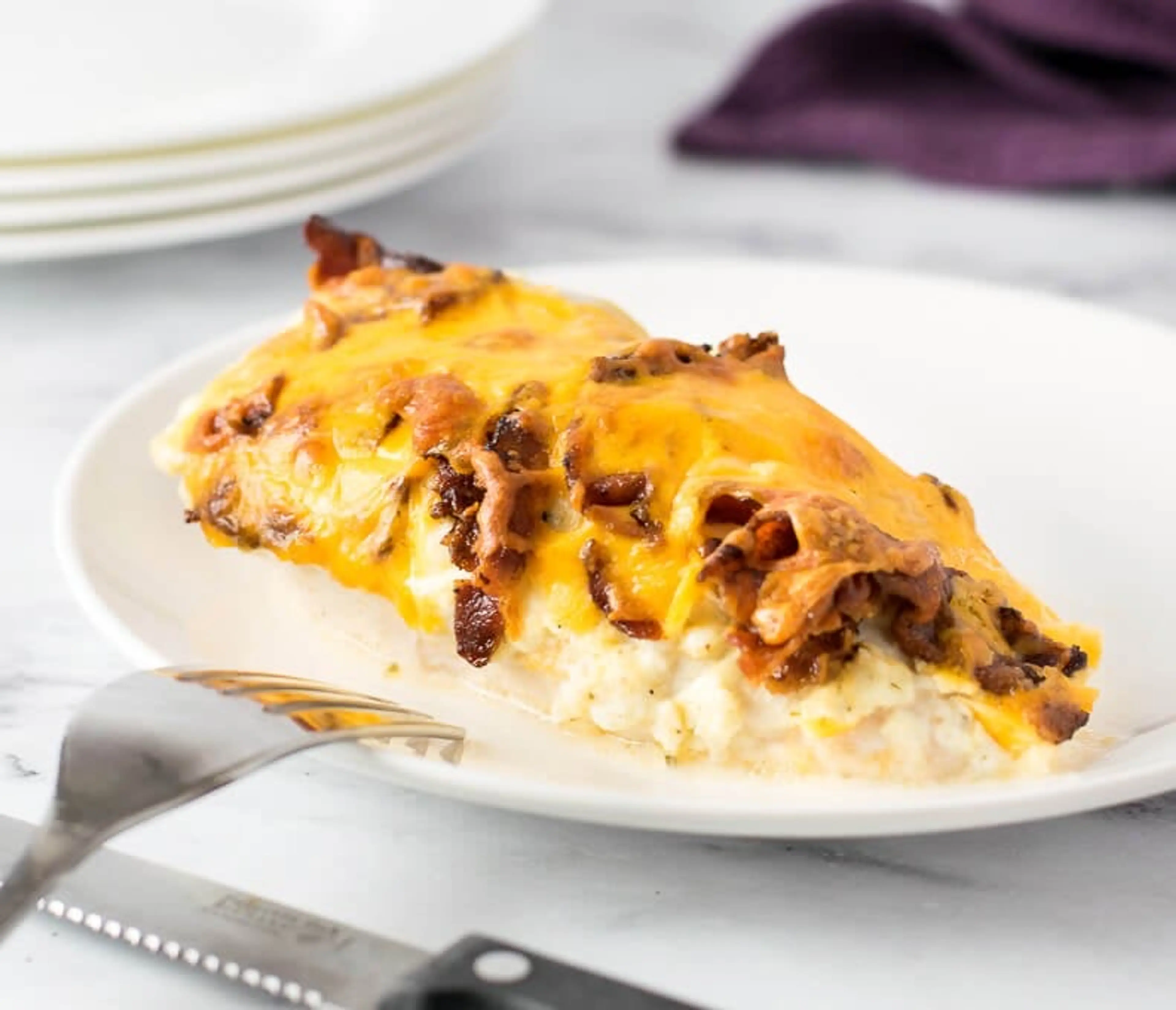 Smothered Cheddar Bacon Ranch Chicken Breasts