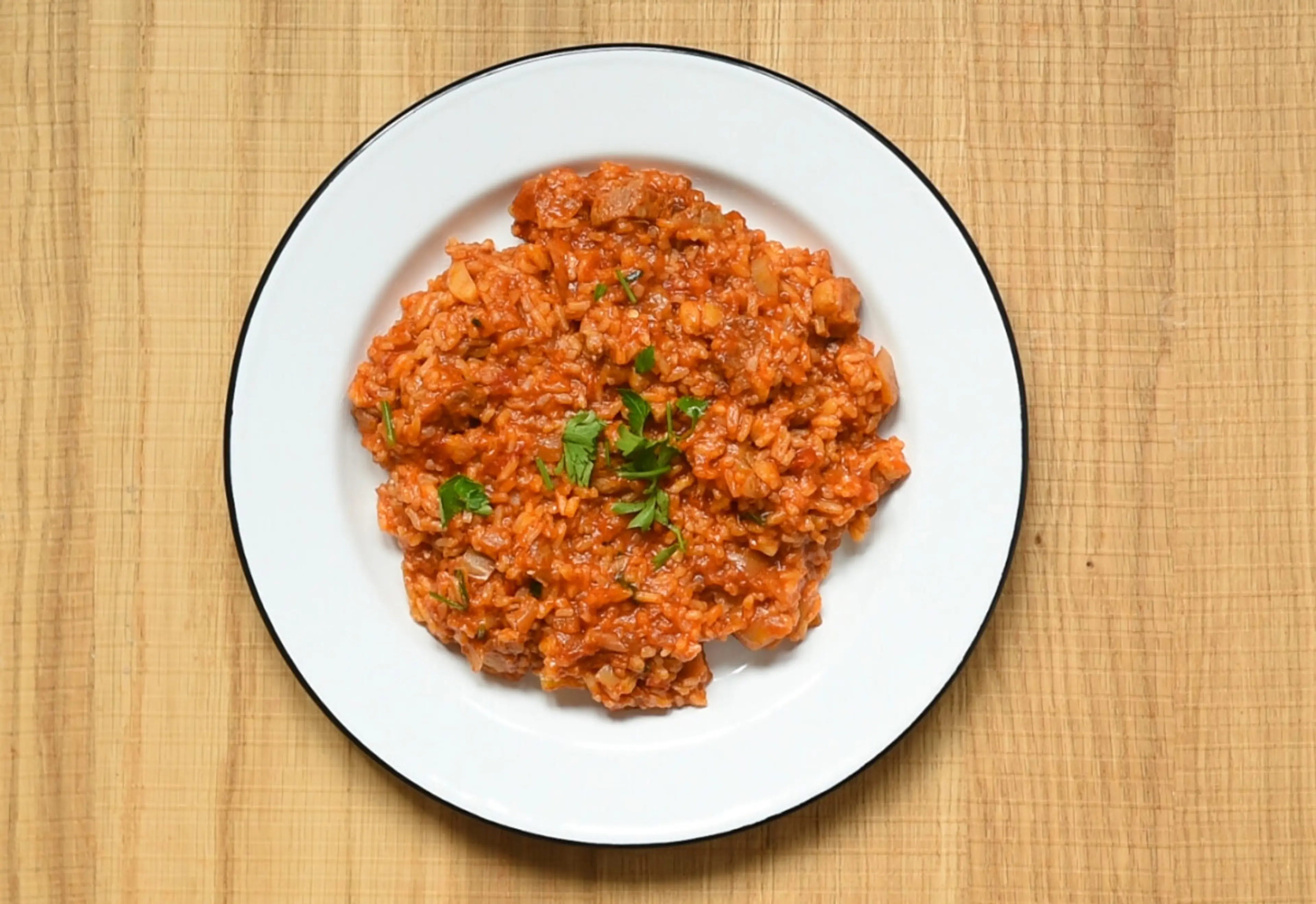 Egyszerű bácskai rizses hús