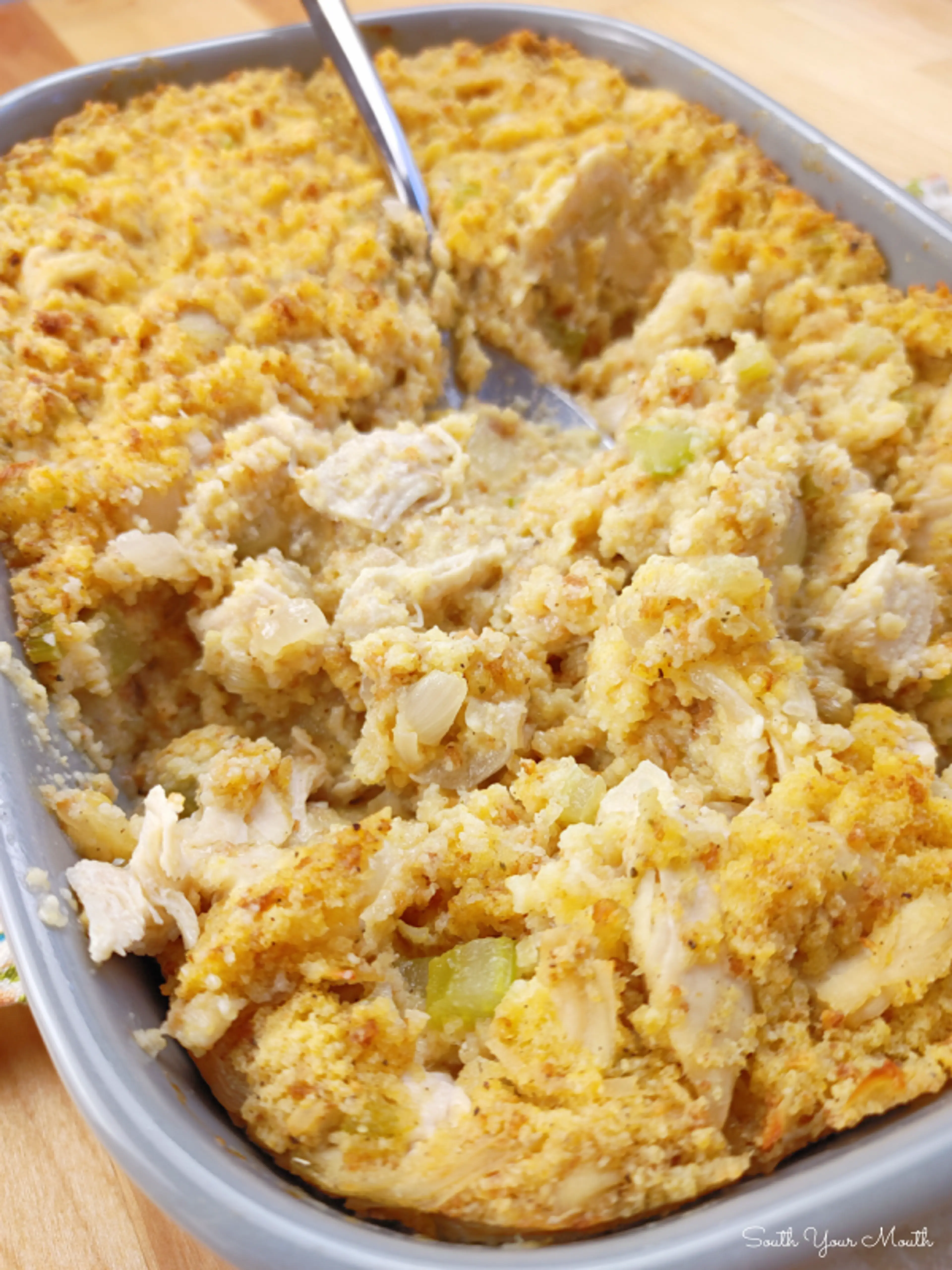 Chicken and Dressing Casserole