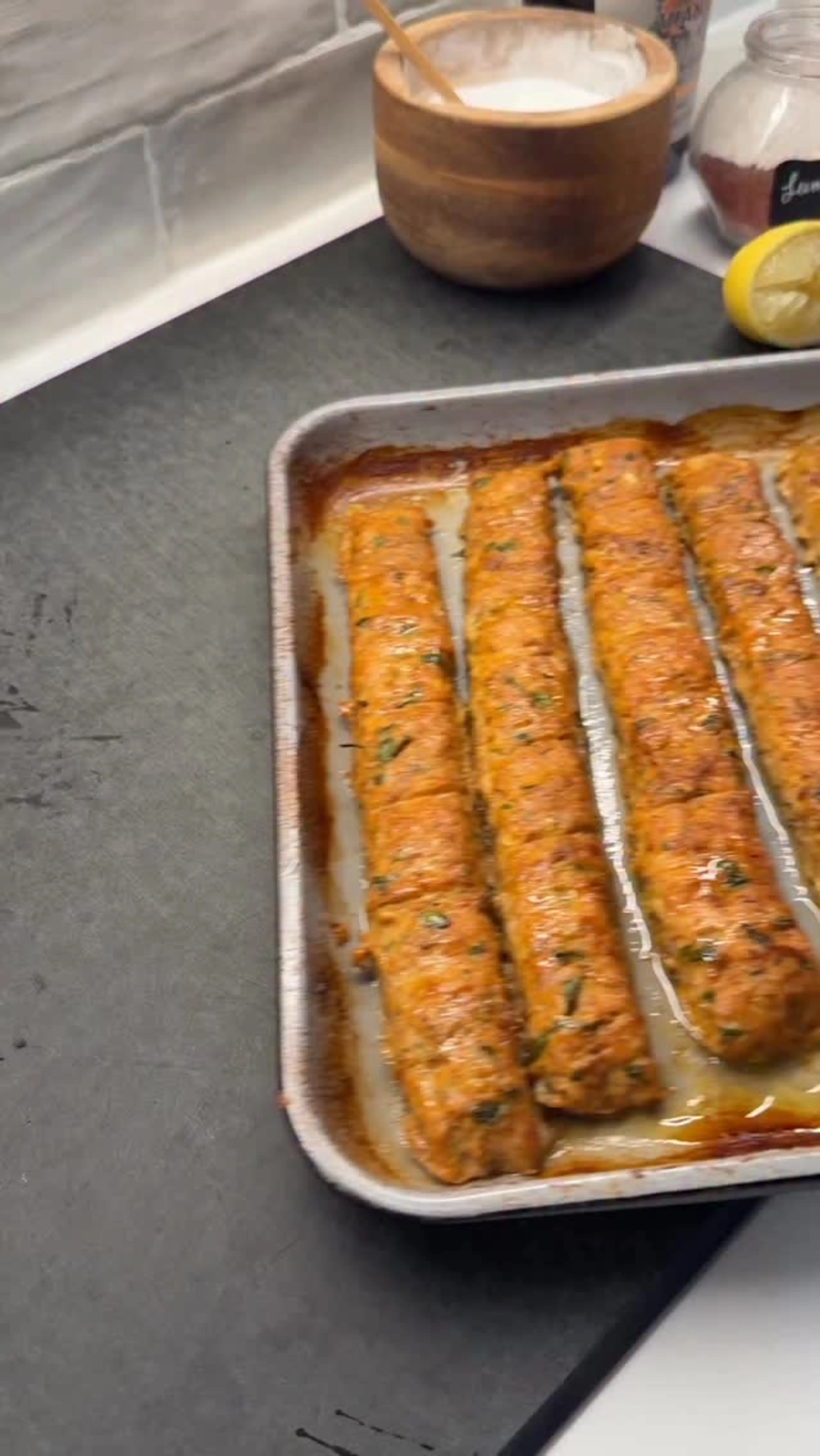 Sheet Pan Chicken Kabobs