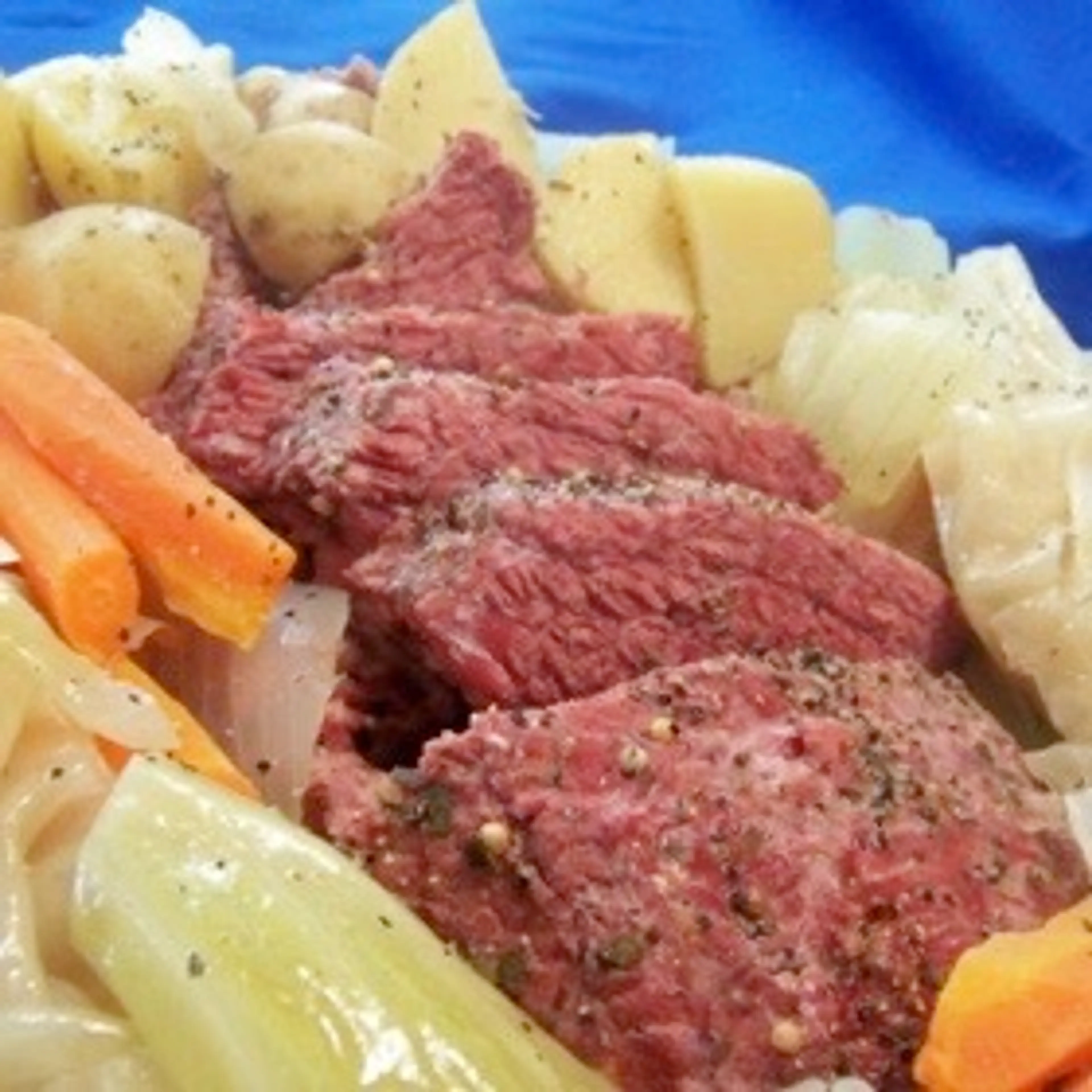 Corned Beef and Cabbage (Crock Pot)